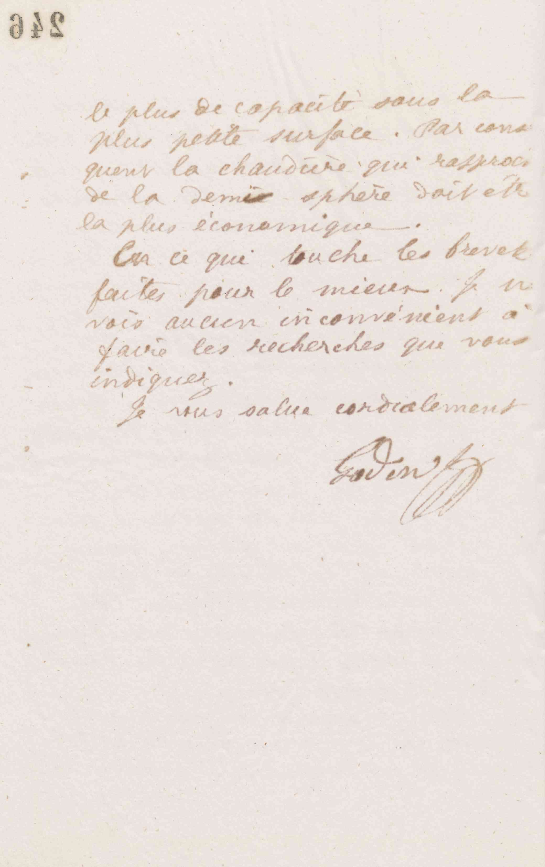 Jean-Baptiste André Godin à Alphonse Grebel, 17 janvier 1874