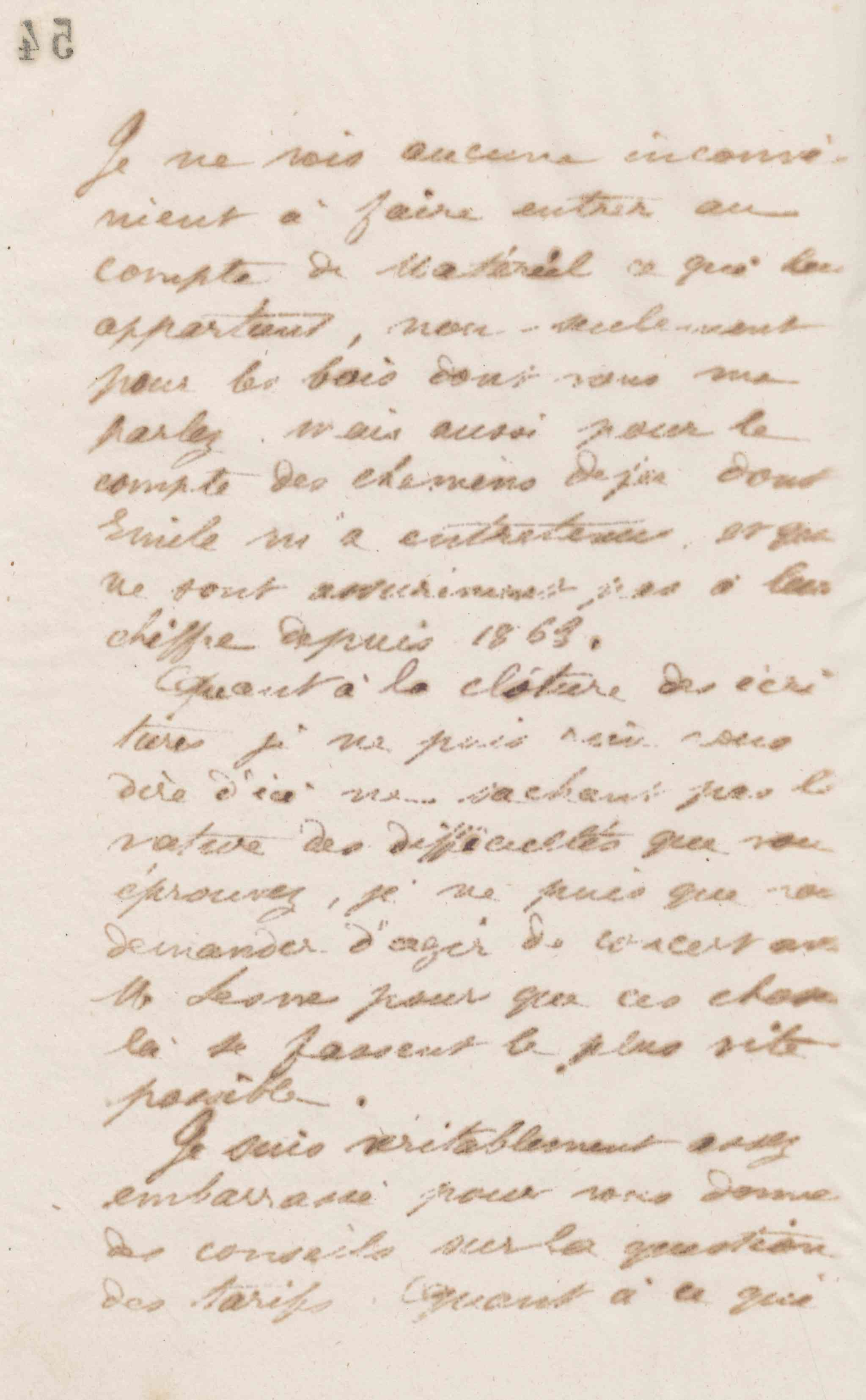Jean-Baptiste André Godin à Alfred Denisart, 2 février 1873