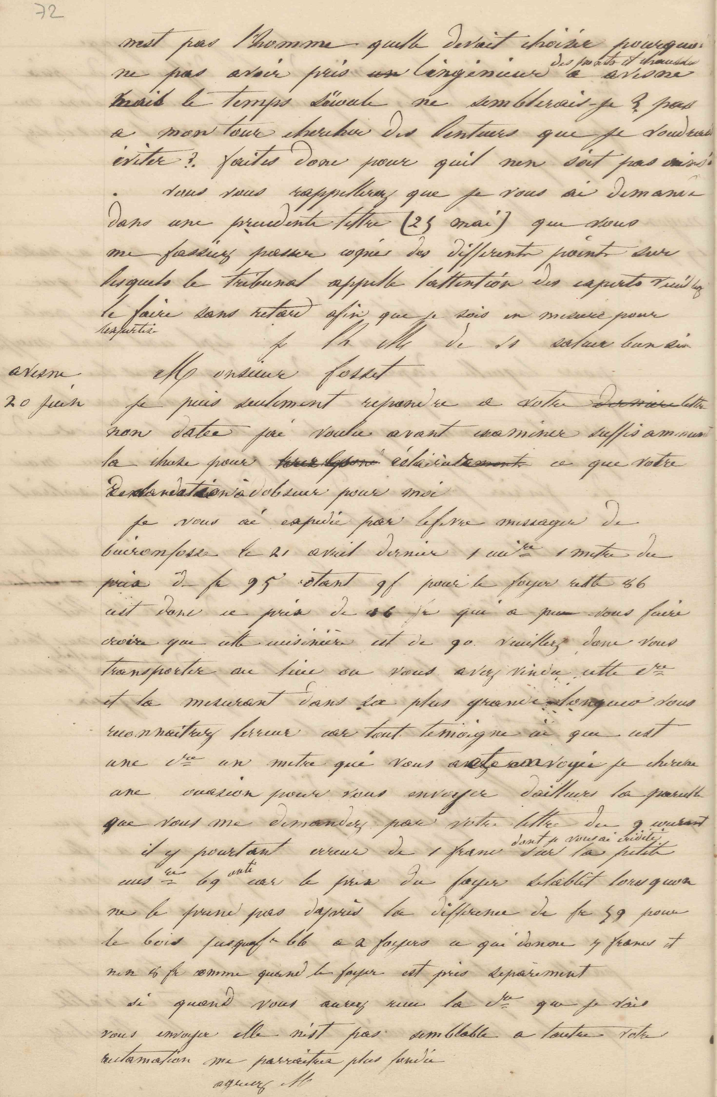Jean-Baptiste André Godin à Louis Oudin-Leclère, 19 juin 1847 Jean-Baptiste André Godin à Louis Oudin-Leclère, 19 juin 1847
