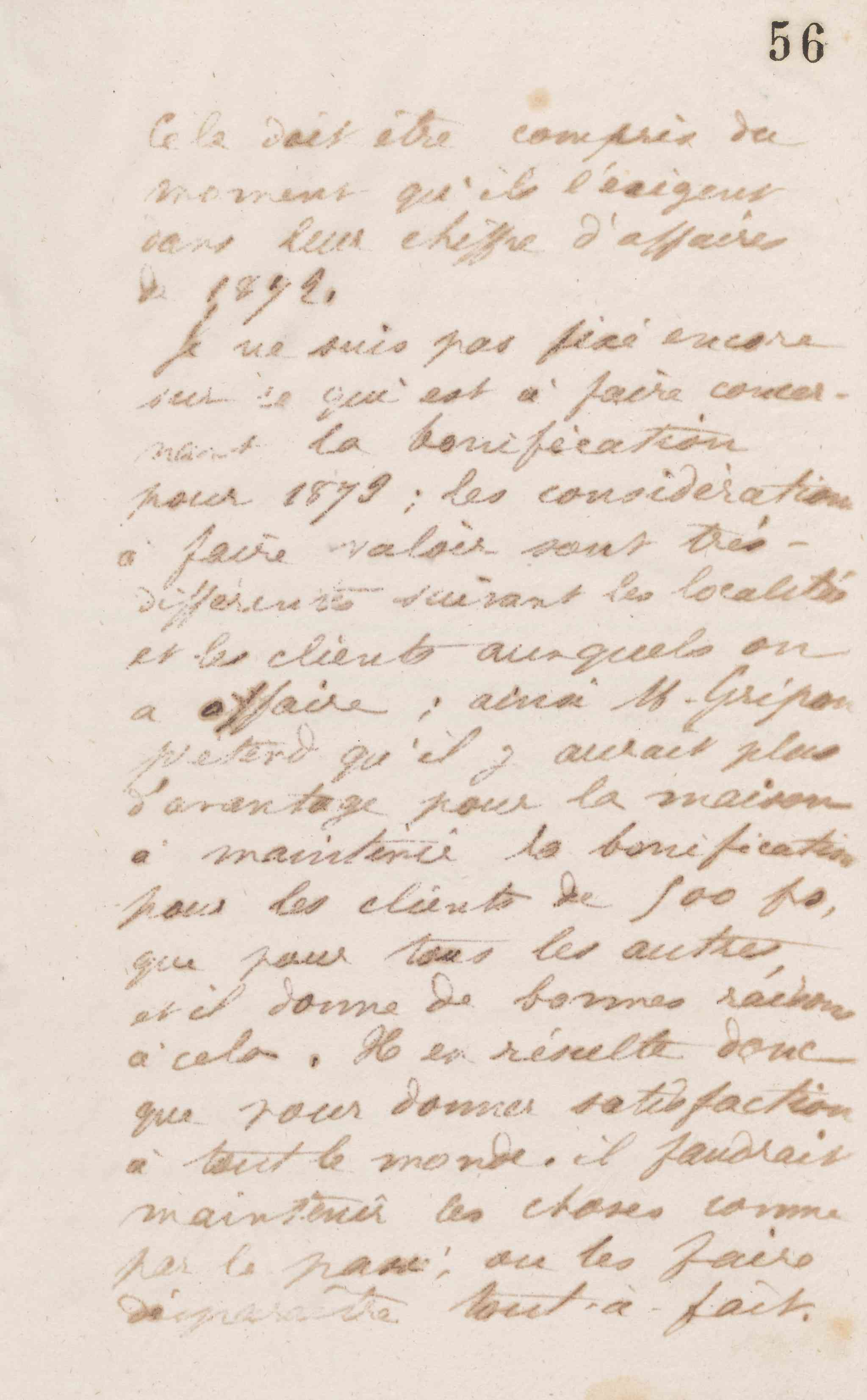 Jean-Baptiste André Godin à Alfred Denisart, 2 février 1873