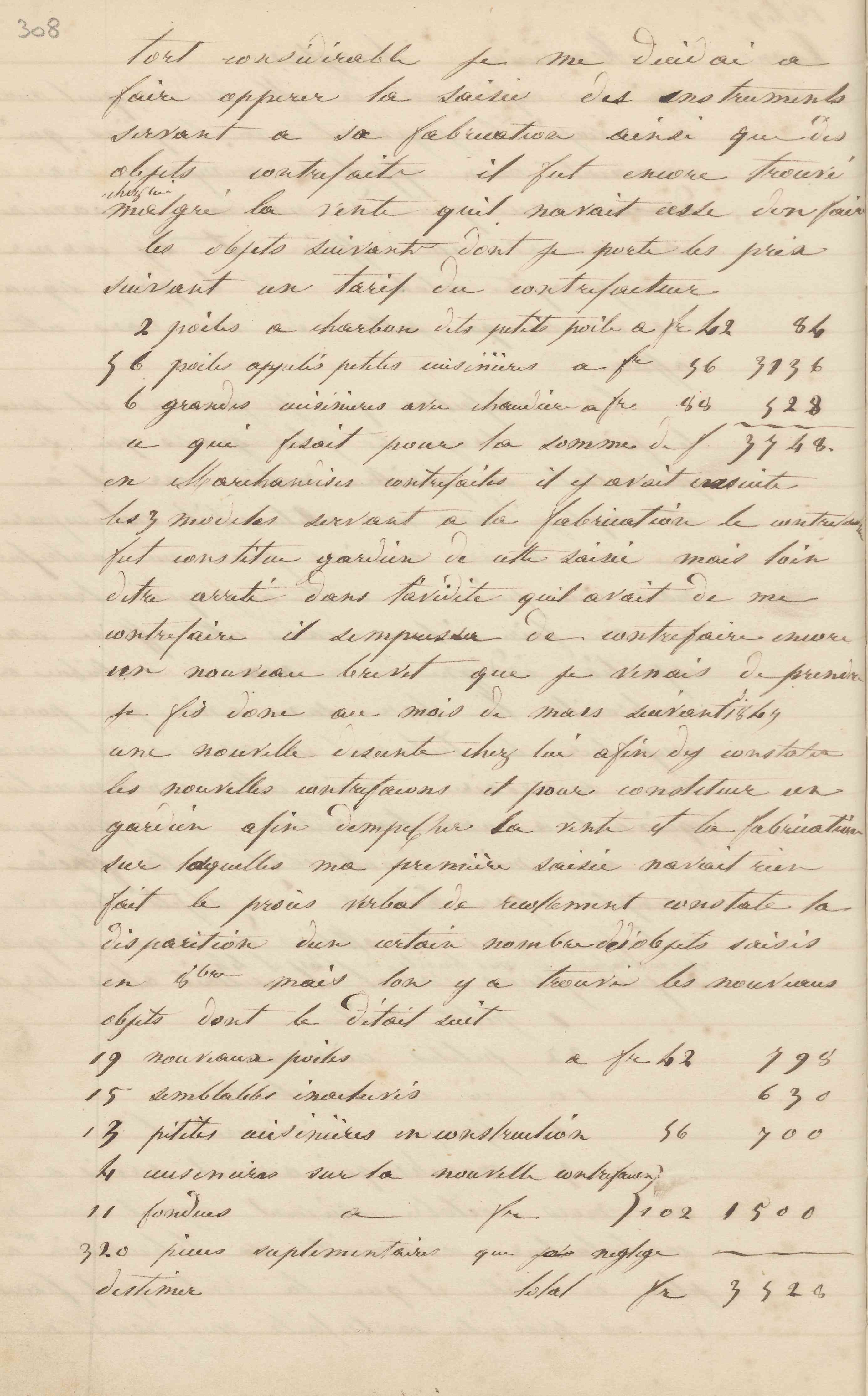 Jean-Baptiste André Godin à monsieur Langlois, 27 février 1849