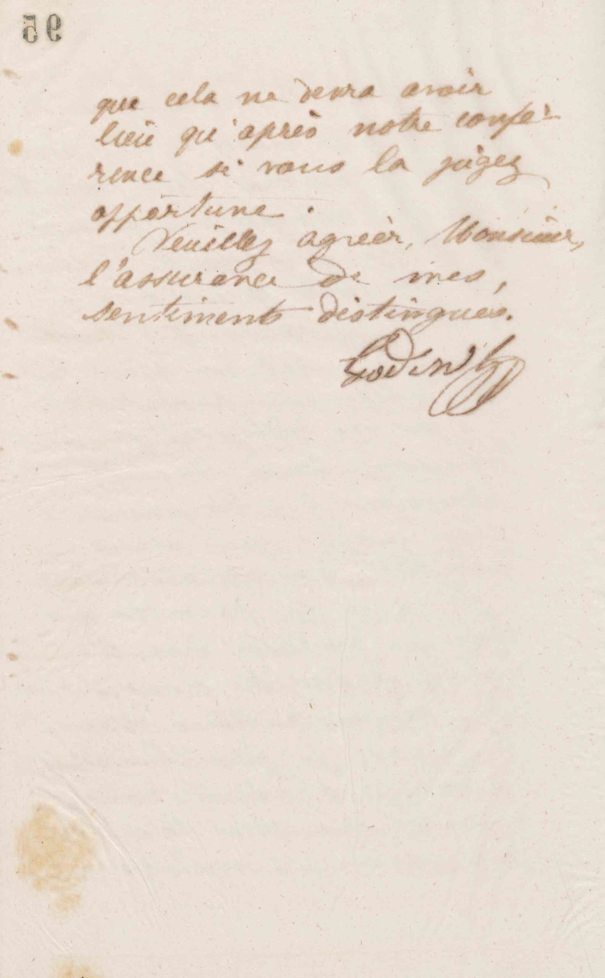 Jean-Baptiste André Godin à Eugène André, 18 février 1873