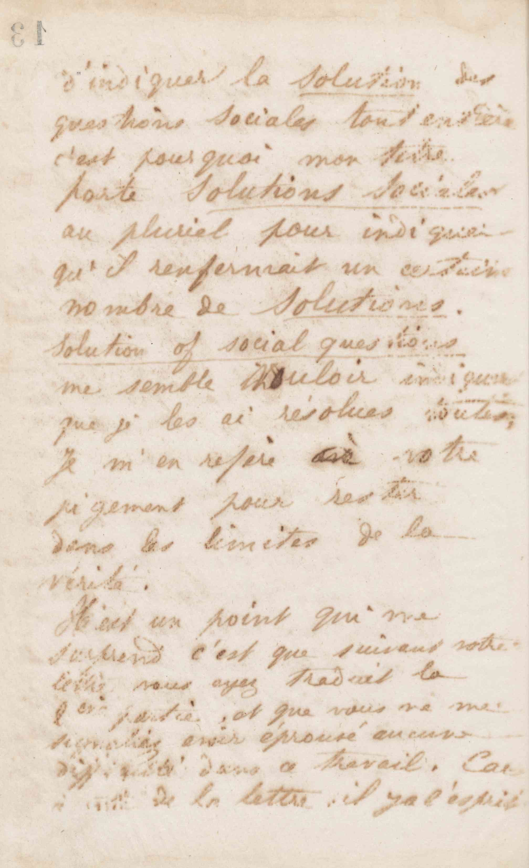 Jean-Baptiste André Godin à Marie Howland, 25 février 1872