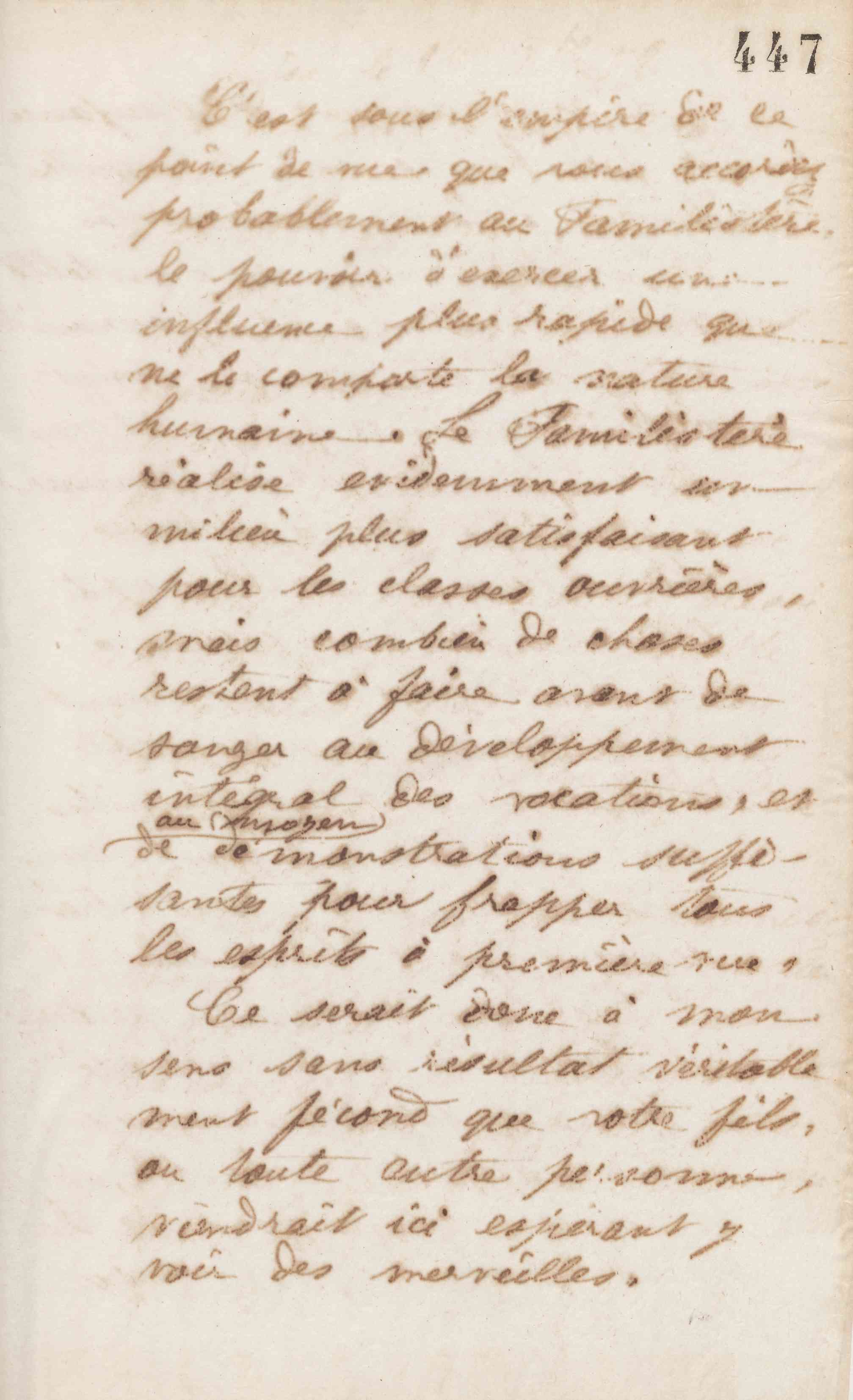 Jean-Baptiste André Godin à Édouard Raoux, 28 décembre 1872