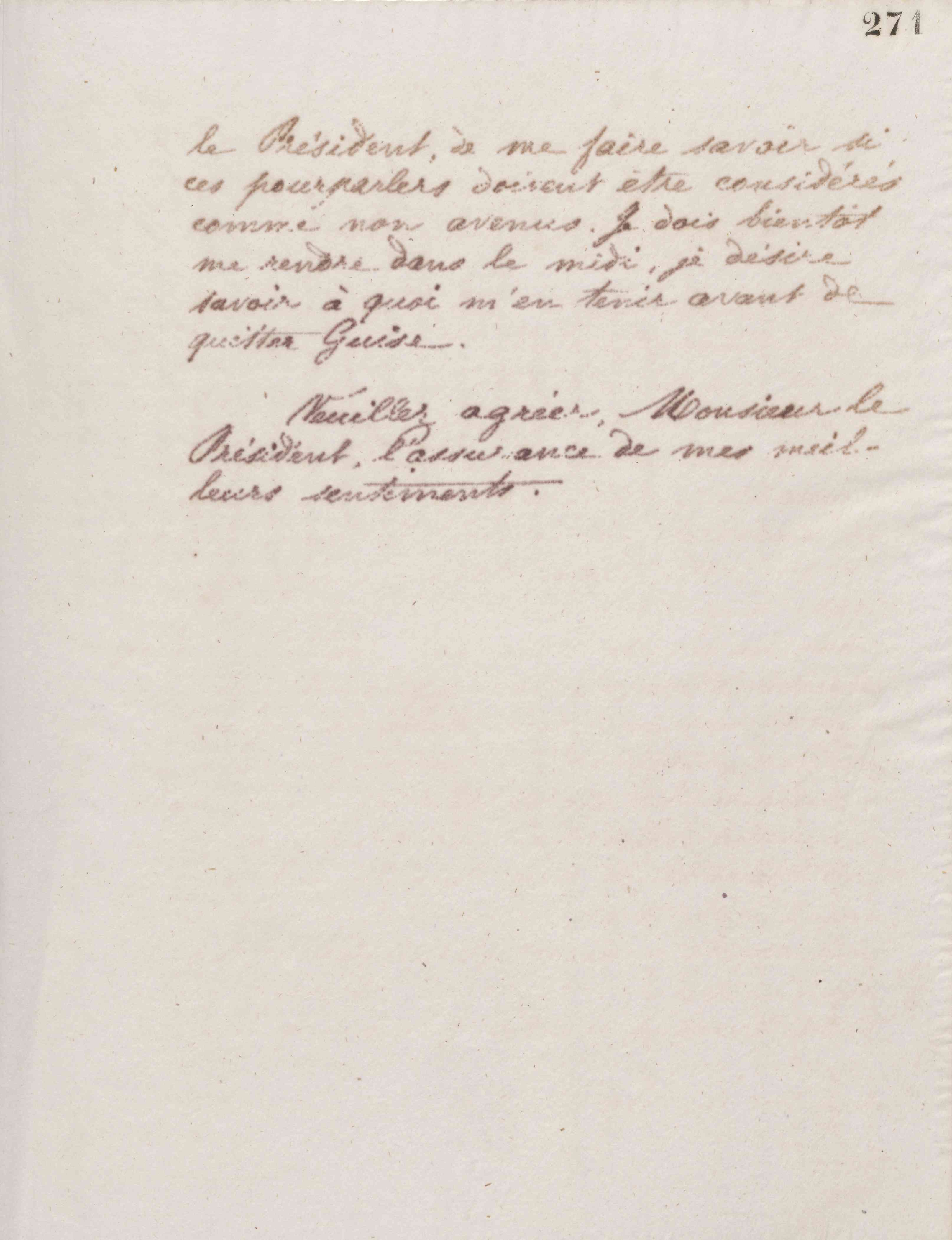 Jean-Baptiste André Godin à monsieur Quest, 25 février 1876 Jean-Baptiste André Godin à monsieur Quest, 25 février 1876