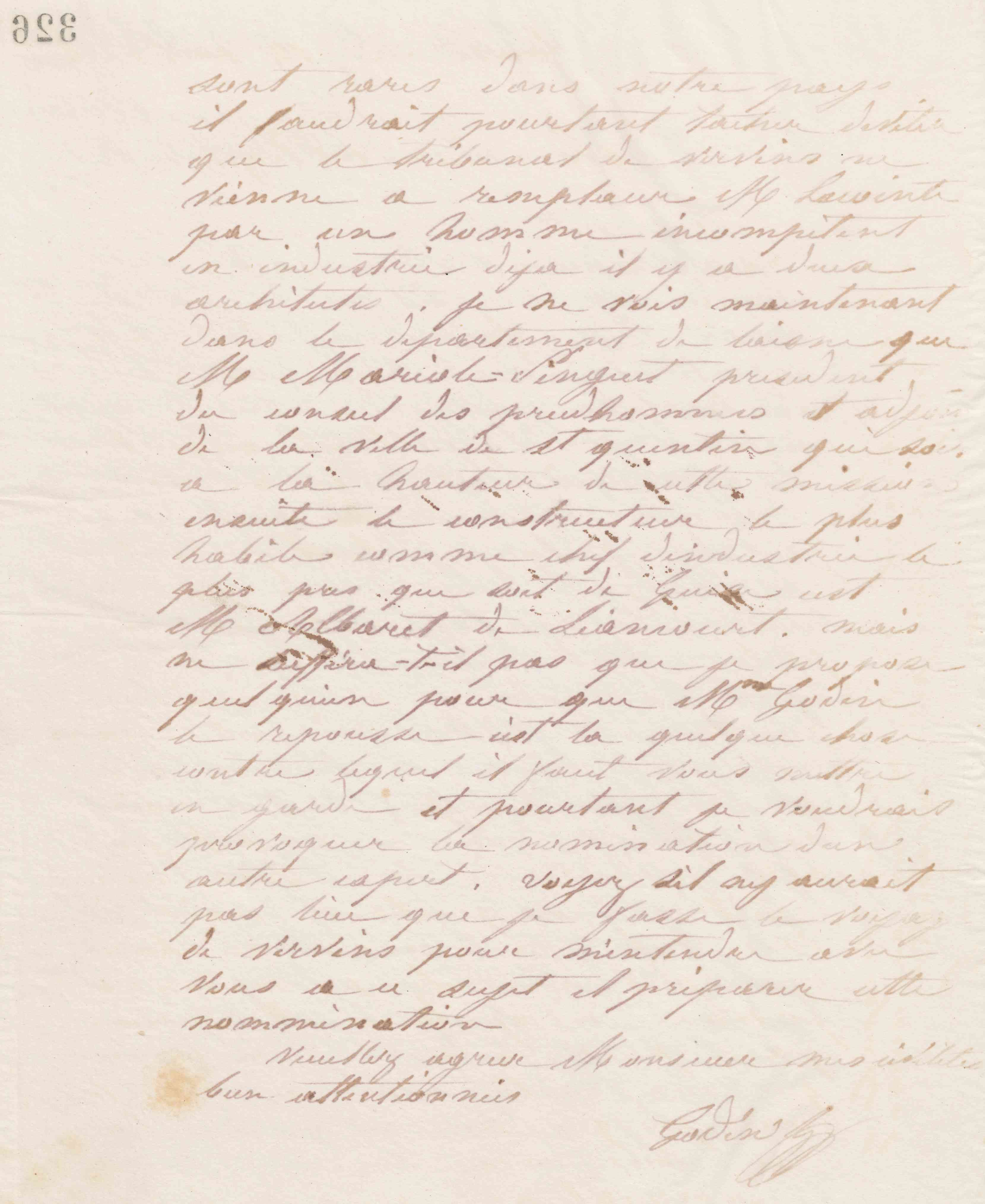 Jean-Baptiste André Godin à Louis Oudin-Leclère, 17 juillet 1868