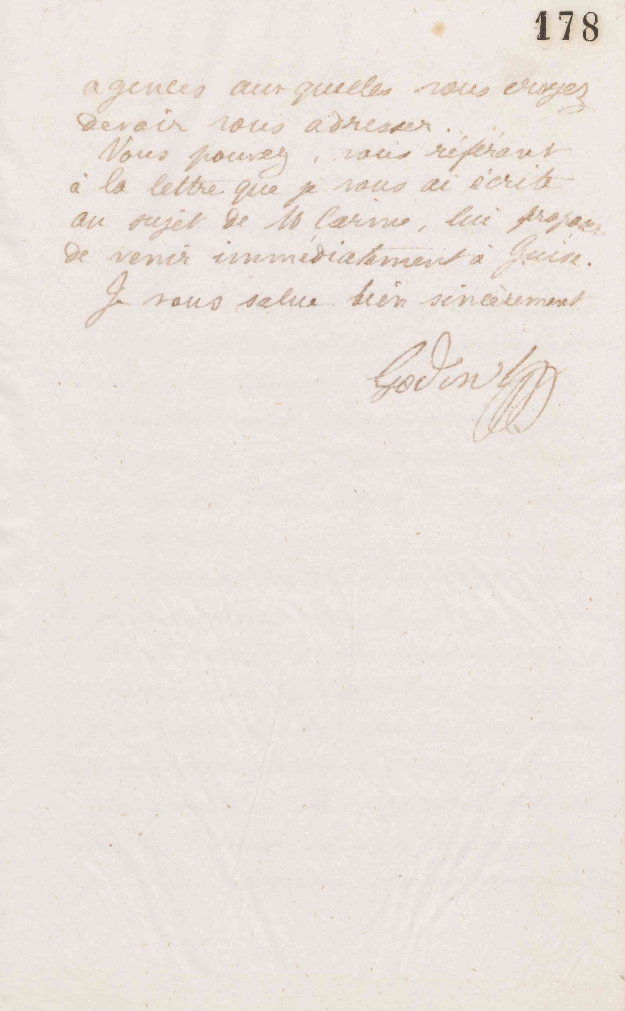 Jean-Baptiste André Godin à monsieur Delaruelle, 16 décembre 1873 Jean-Baptiste André Godin à monsieur Delaruelle, 16 décembre 1873