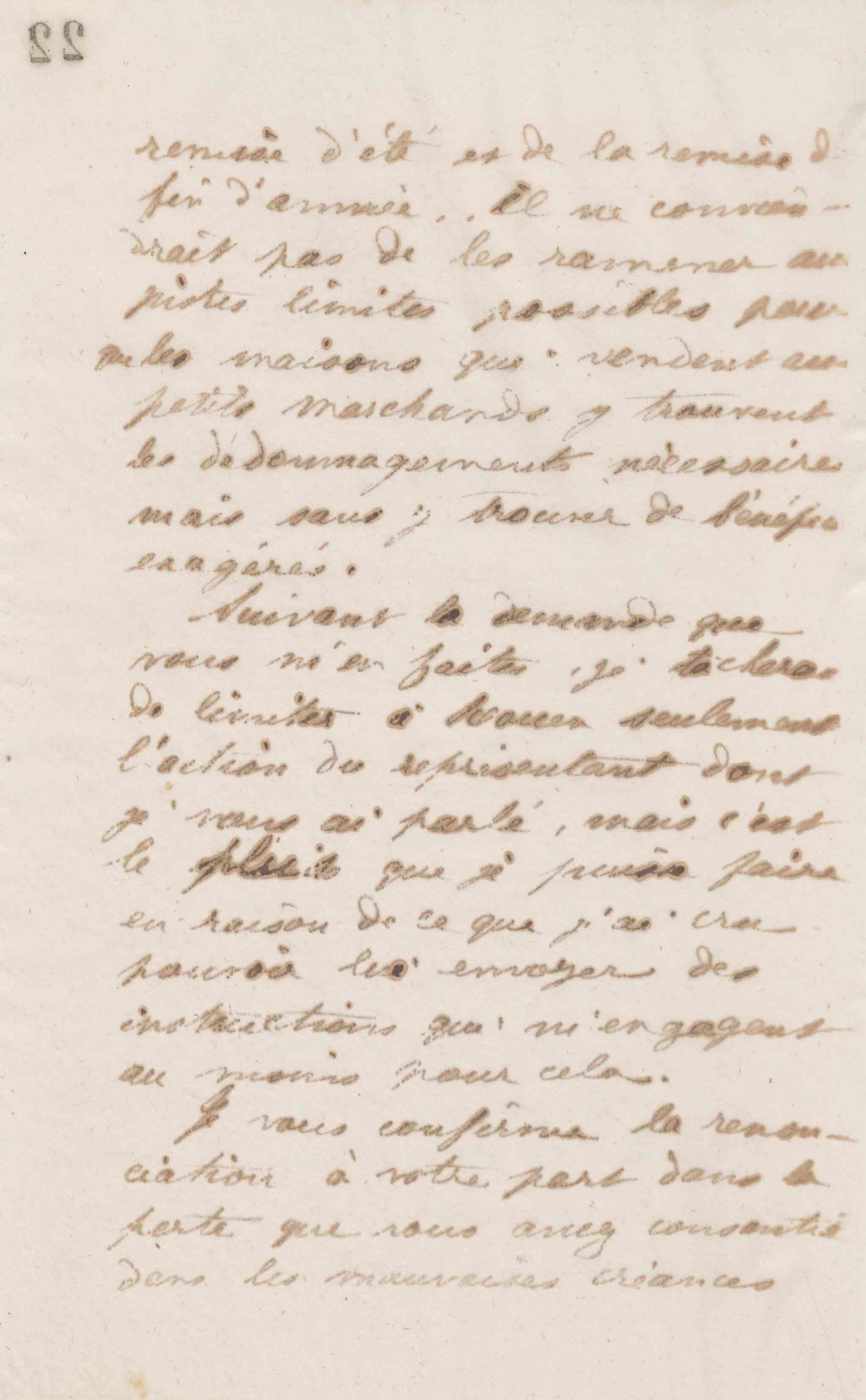 Jean-Baptiste André Godin à monsieur Darras, 20 janvier 1873