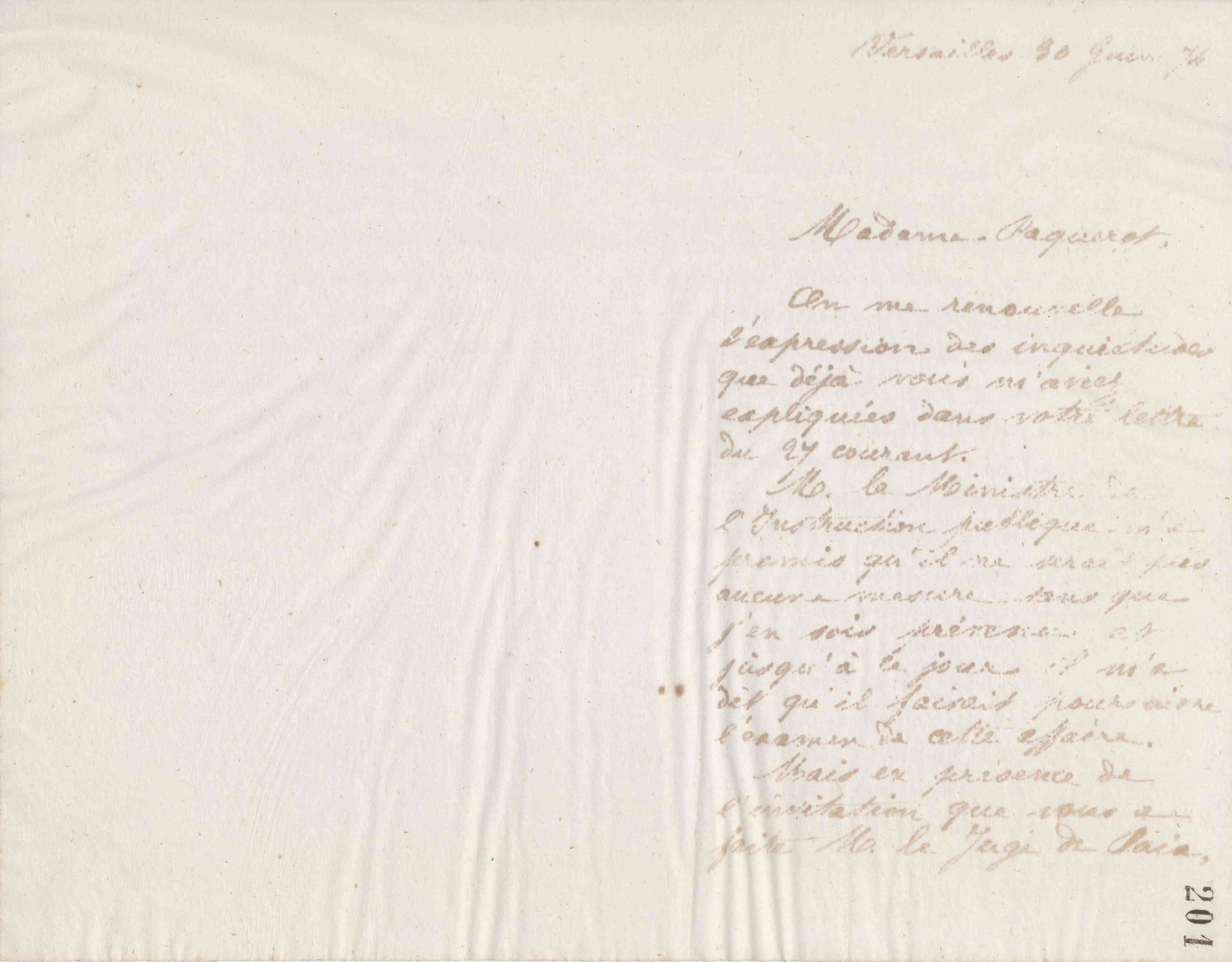 Jean-Baptiste André Godin à madame Paquerot, 30 juin 1874 Jean-Baptiste André Godin à madame Paquerot, 30 juin 1874