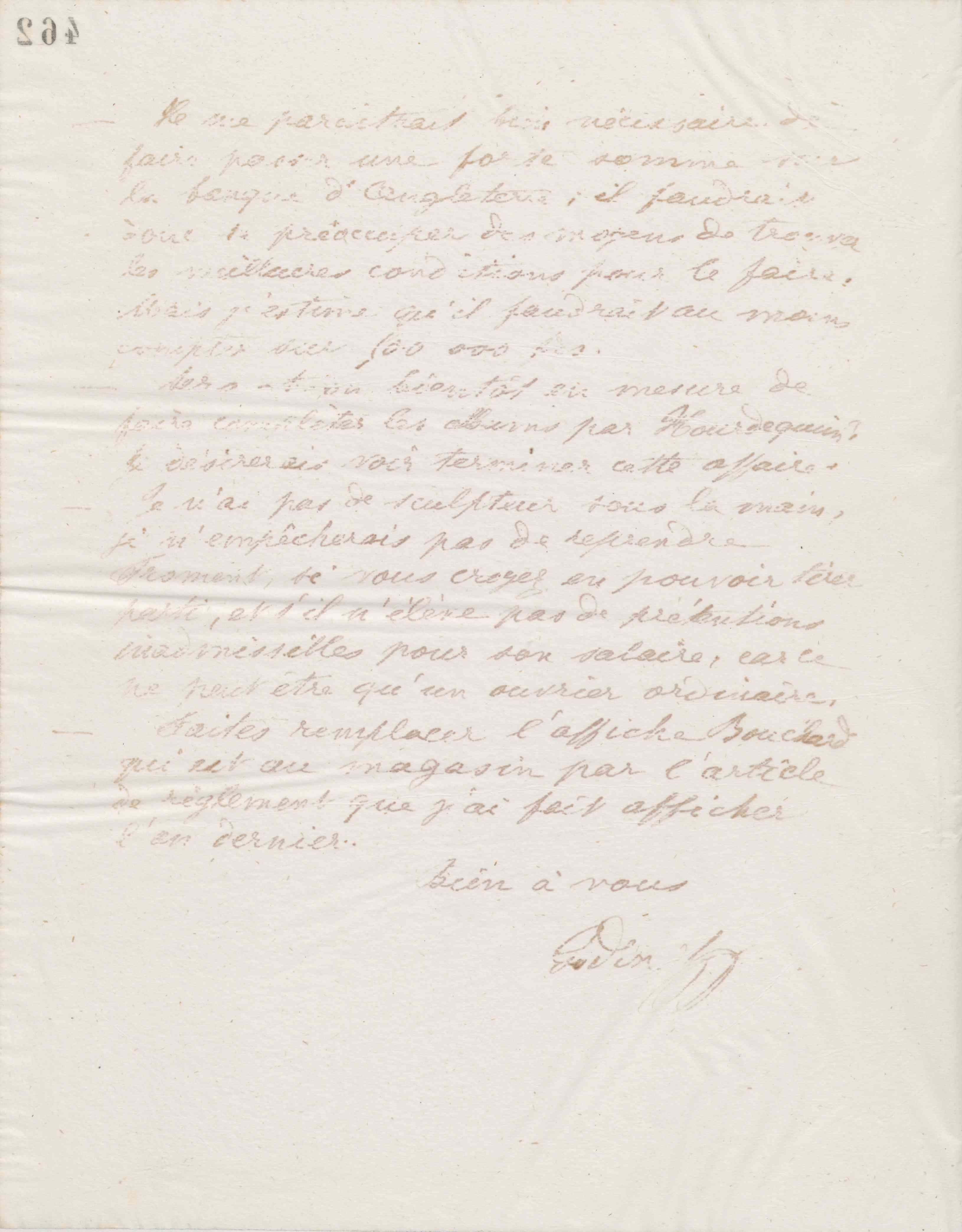 Jean-Baptiste André Godin à Eugène André, 28 janvier 1875 Jean-Baptiste André Godin à Eugène André, 28 janvier 1875