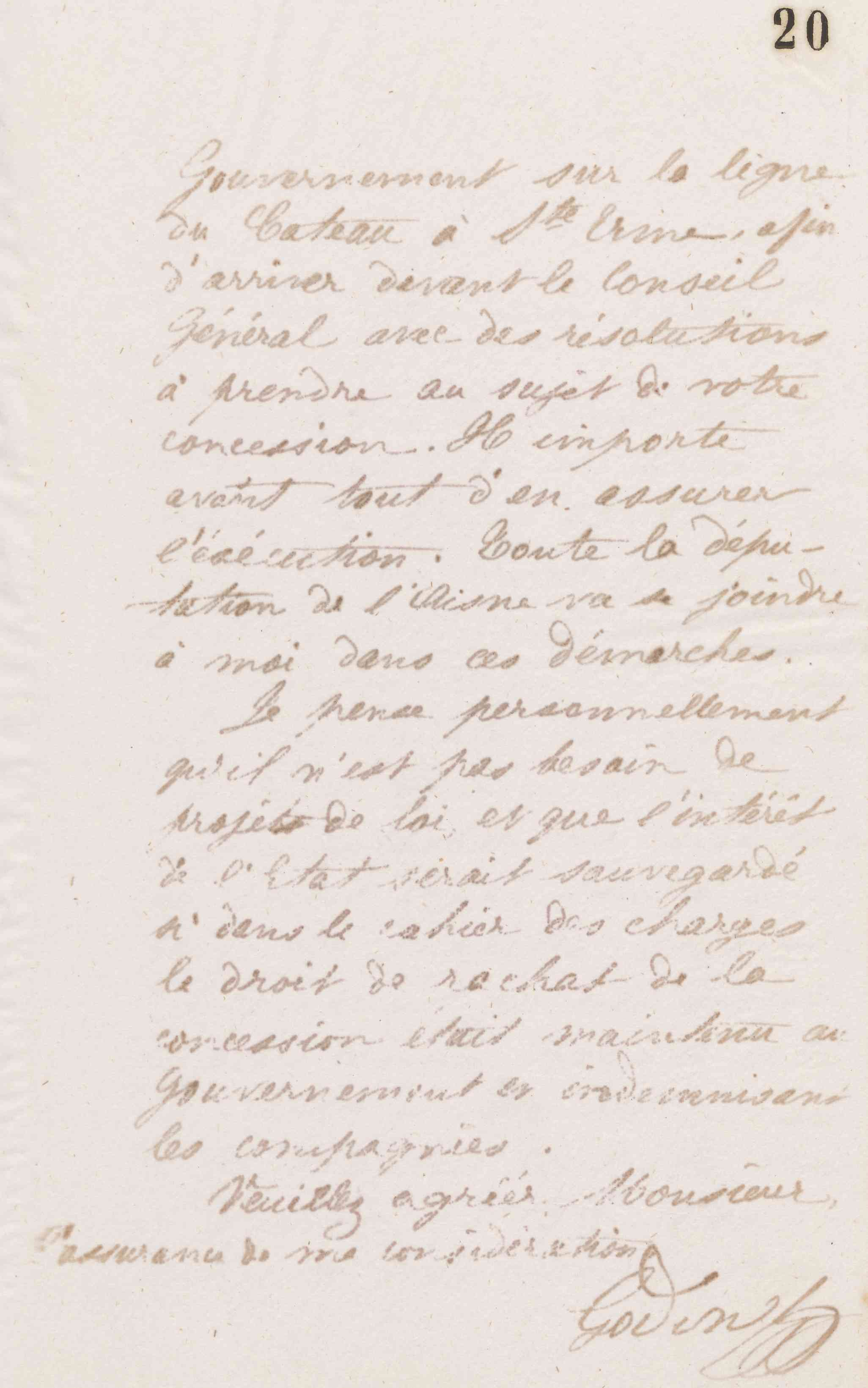 Jean-Baptiste André Godin à monsieur Despret, 18 juillet 1873