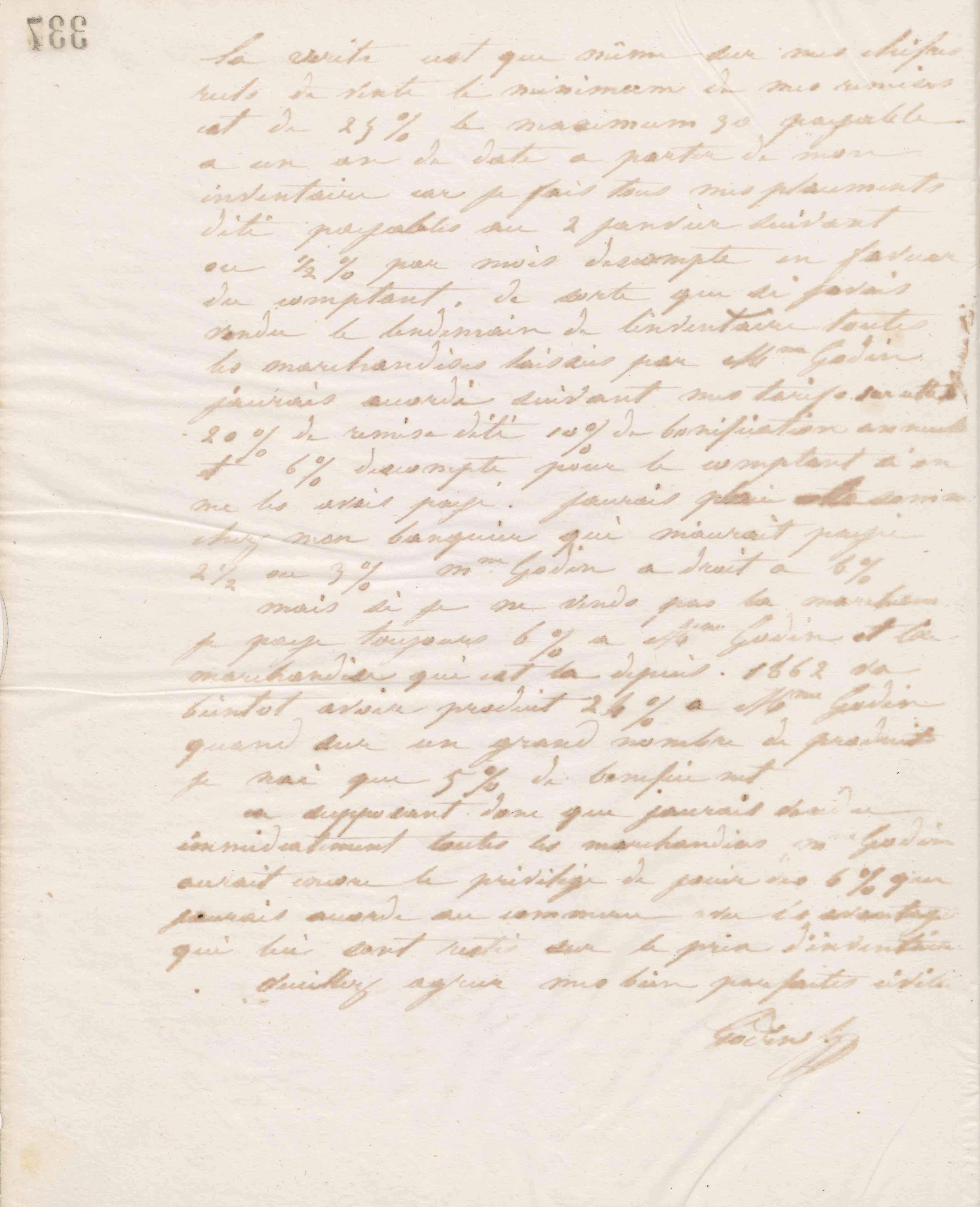 Jean-Baptiste André Godin à Louis Oudin-Leclère, 17 avril 1866