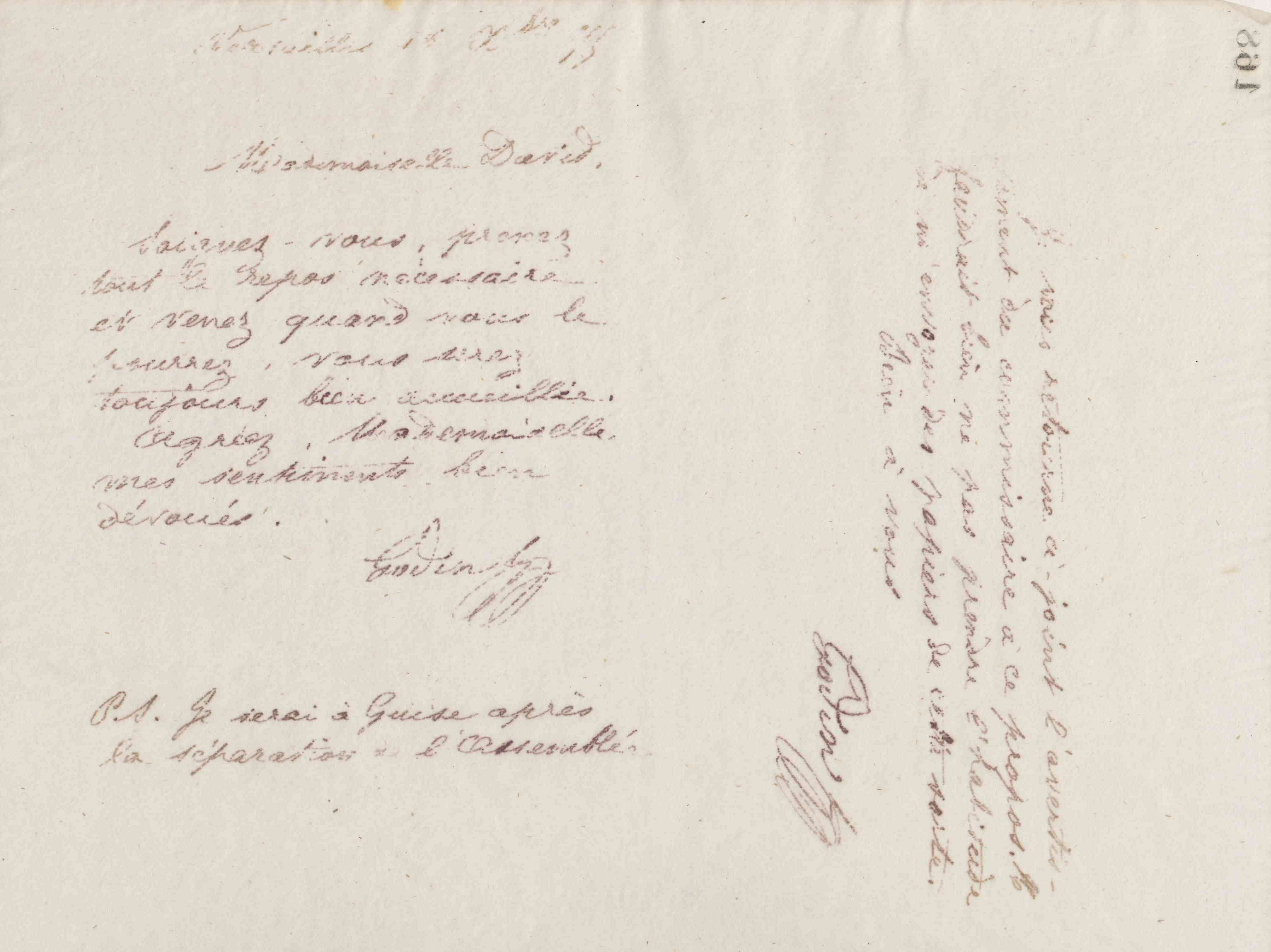 Jean-Baptiste André Godin à madame E. David, 18 décembre 187