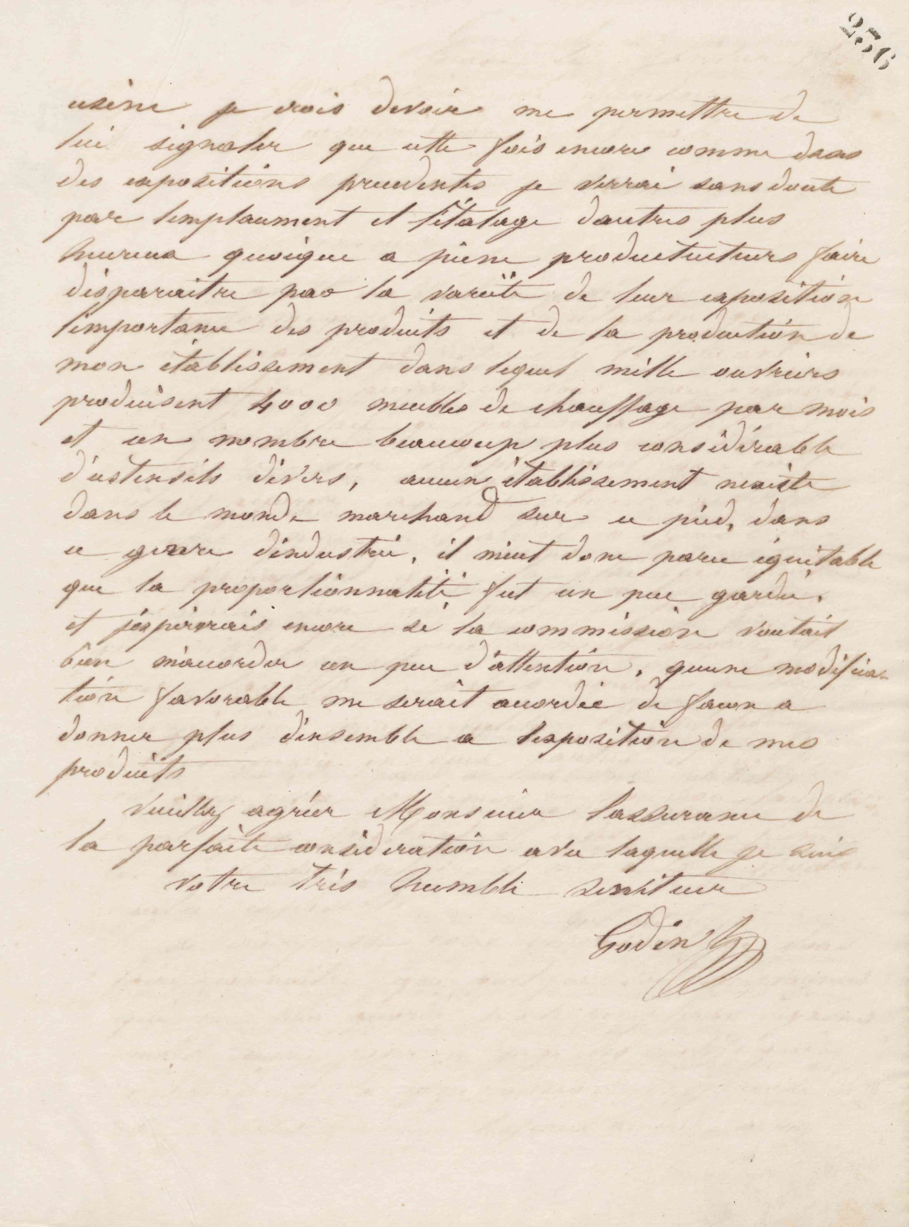 Jean-Baptiste André Godin à monsieur le secrétaire de la commission impériale de la section française de l'Exposition universelle de Londres de 1862, janvier 1862 Jean-Baptiste André Godin à monsieur le secrétaire de la commission impériale de la section française de l'Exposition universelle de Londres de 1862, janvier 1862