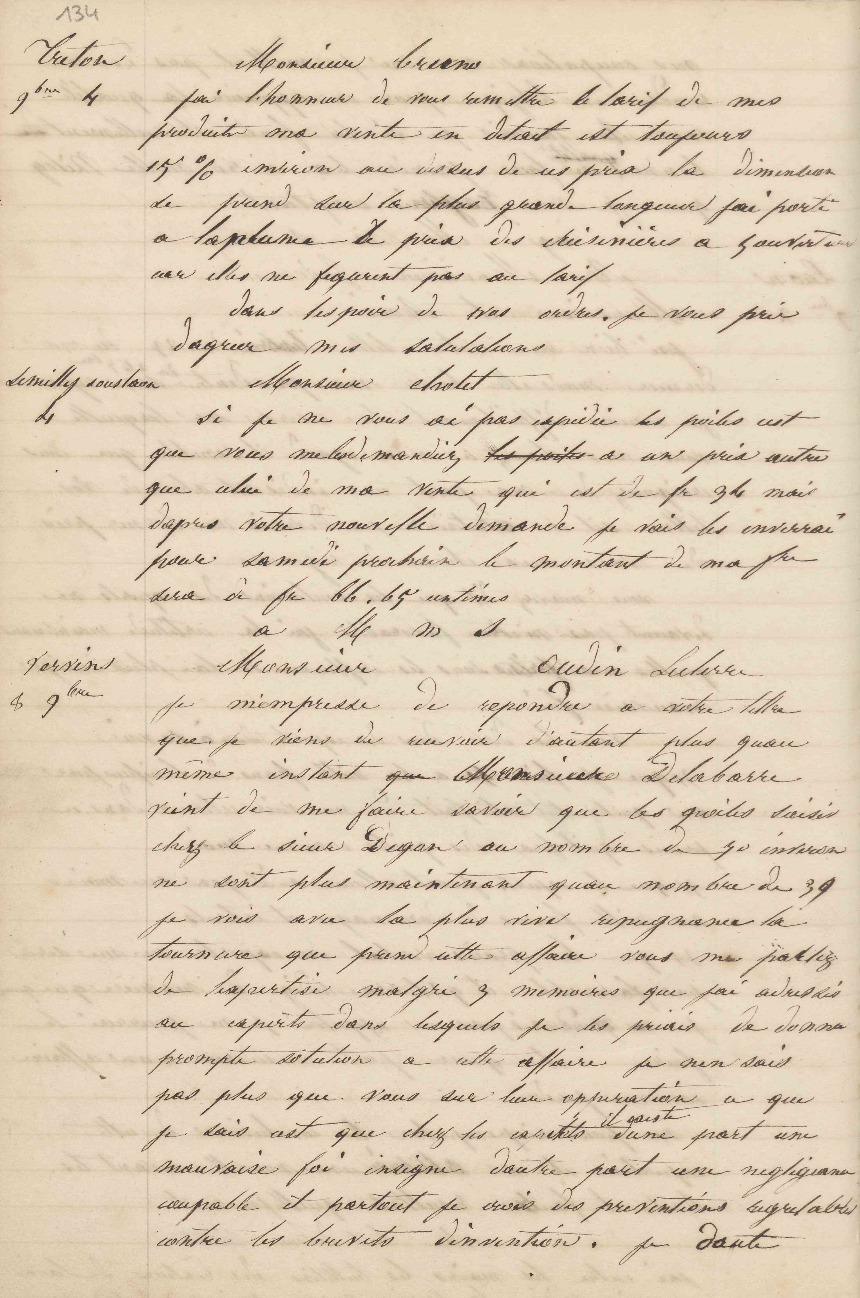 Jean-Baptiste André Godin à Louis Oudin-Leclère, 8 novembre 1847
