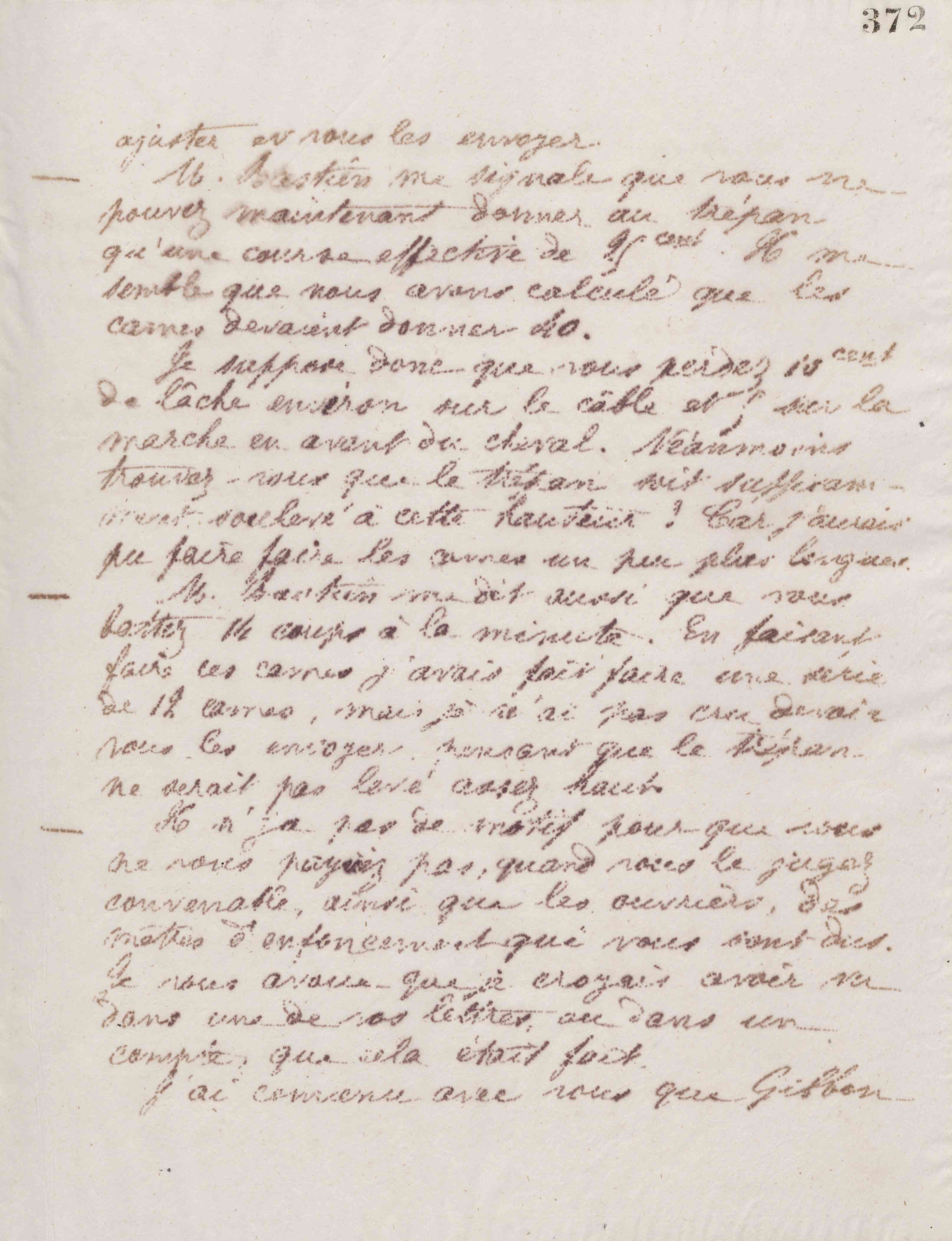 Jean-Baptiste André Godin à monsieur Chamolle, 14 avril 1876