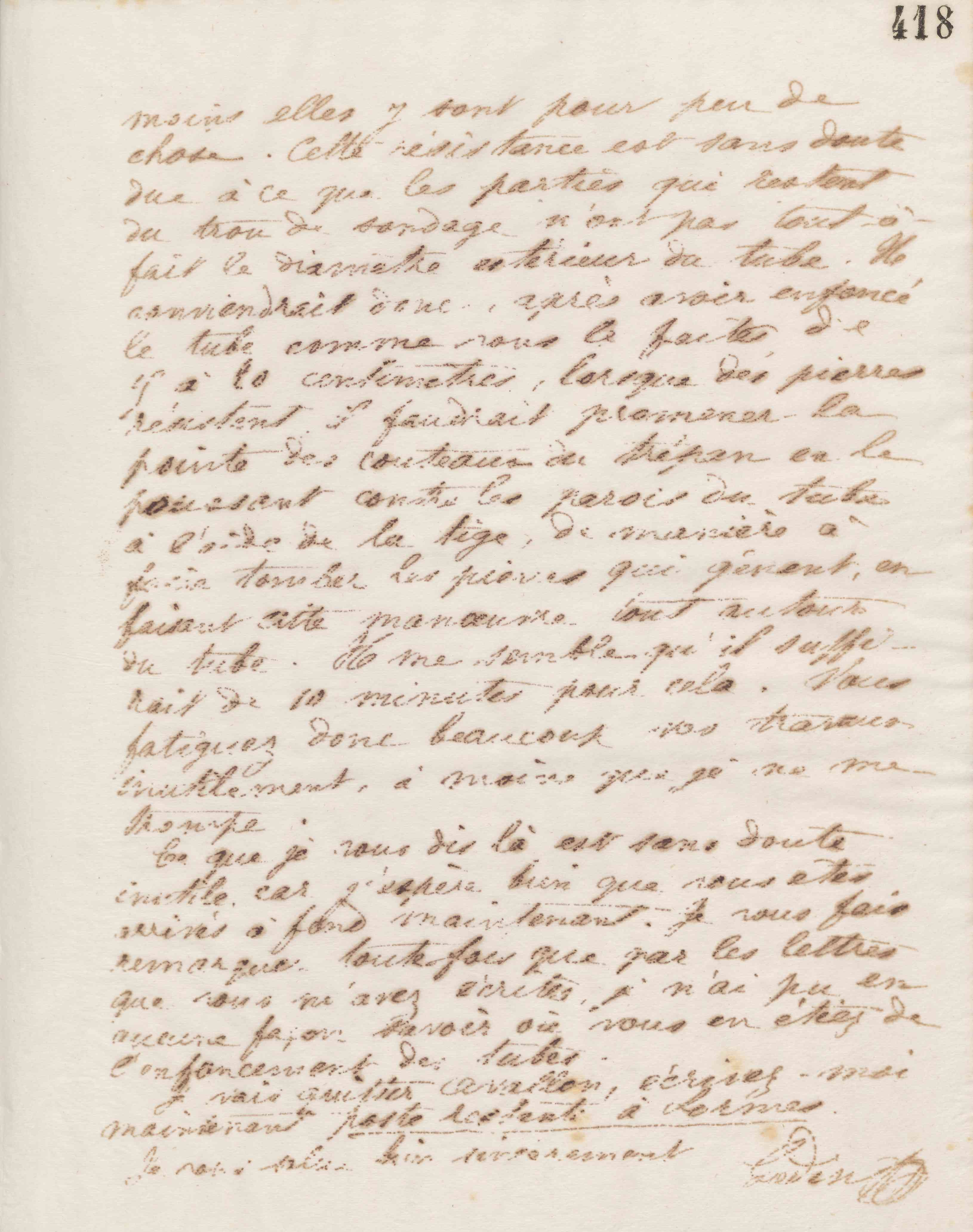 Jean-Baptiste André Godin à monsieur Chamolle, 15 septembre 1875