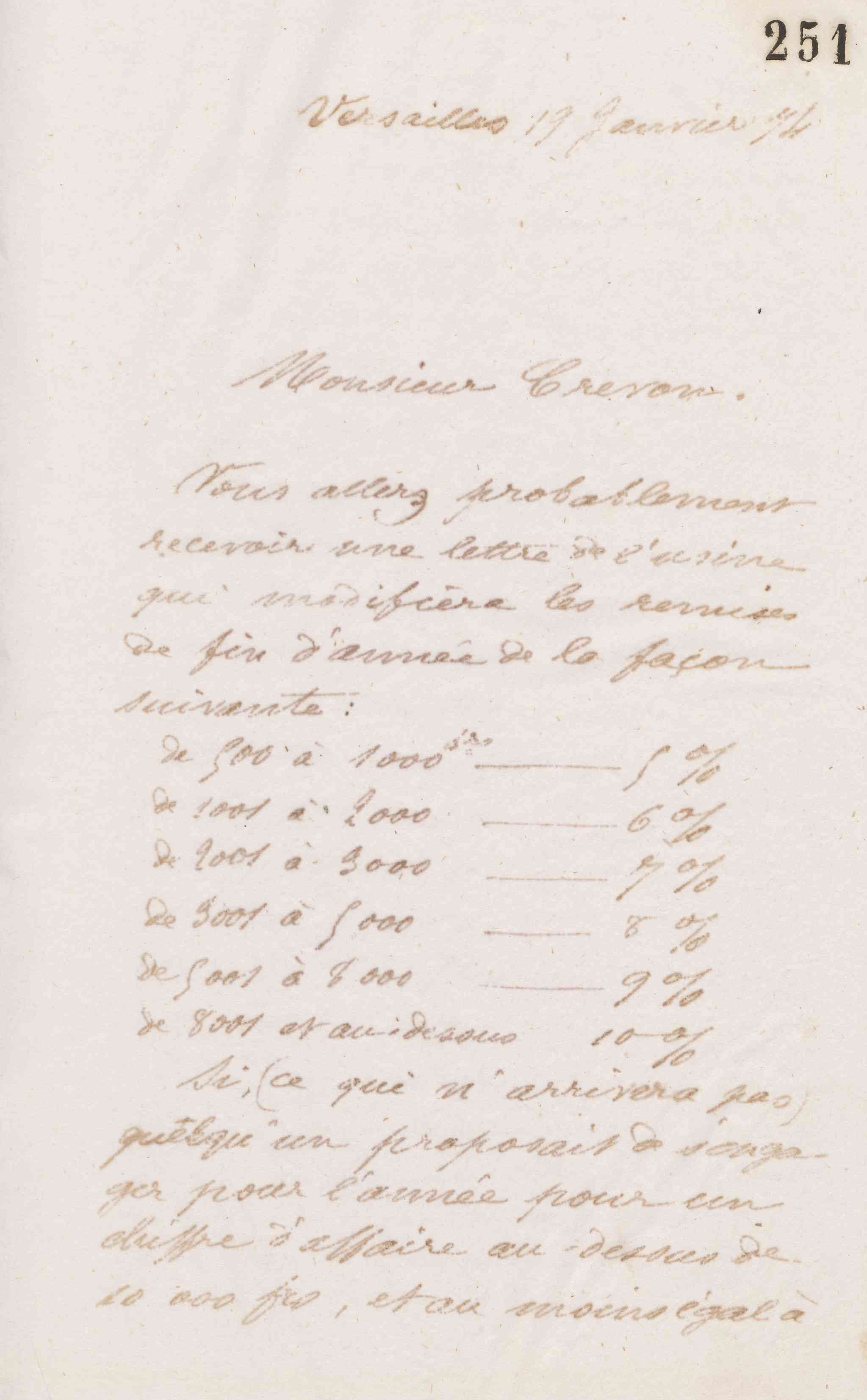 Jean-Baptiste André Godin à monsieur Crevon, 19 janvier 1874 Jean-Baptiste André Godin à monsieur Crevon, 19 janvier 1874
