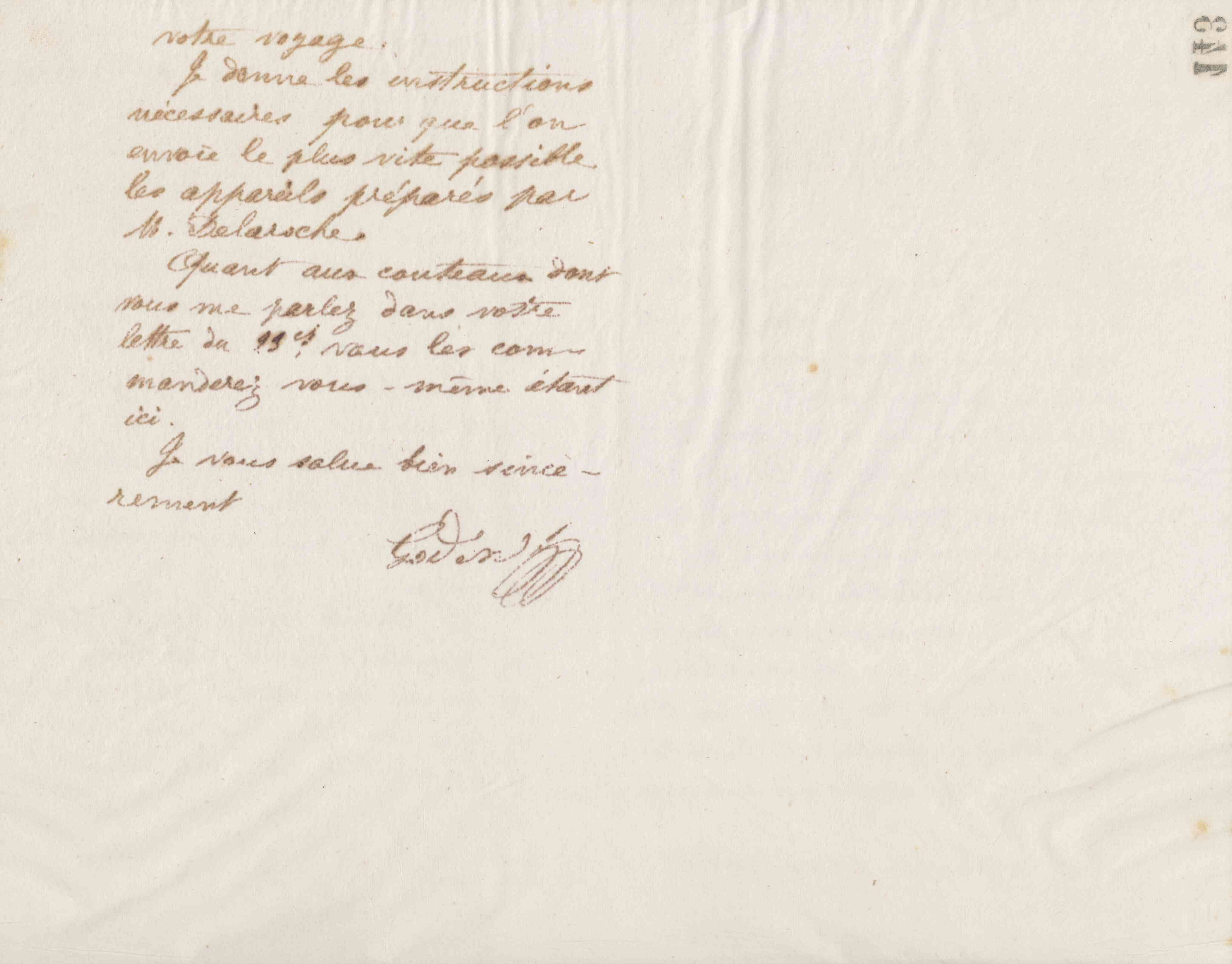 Jean-Baptiste André Godin à monsieur Chamolle, 26 avril 1875