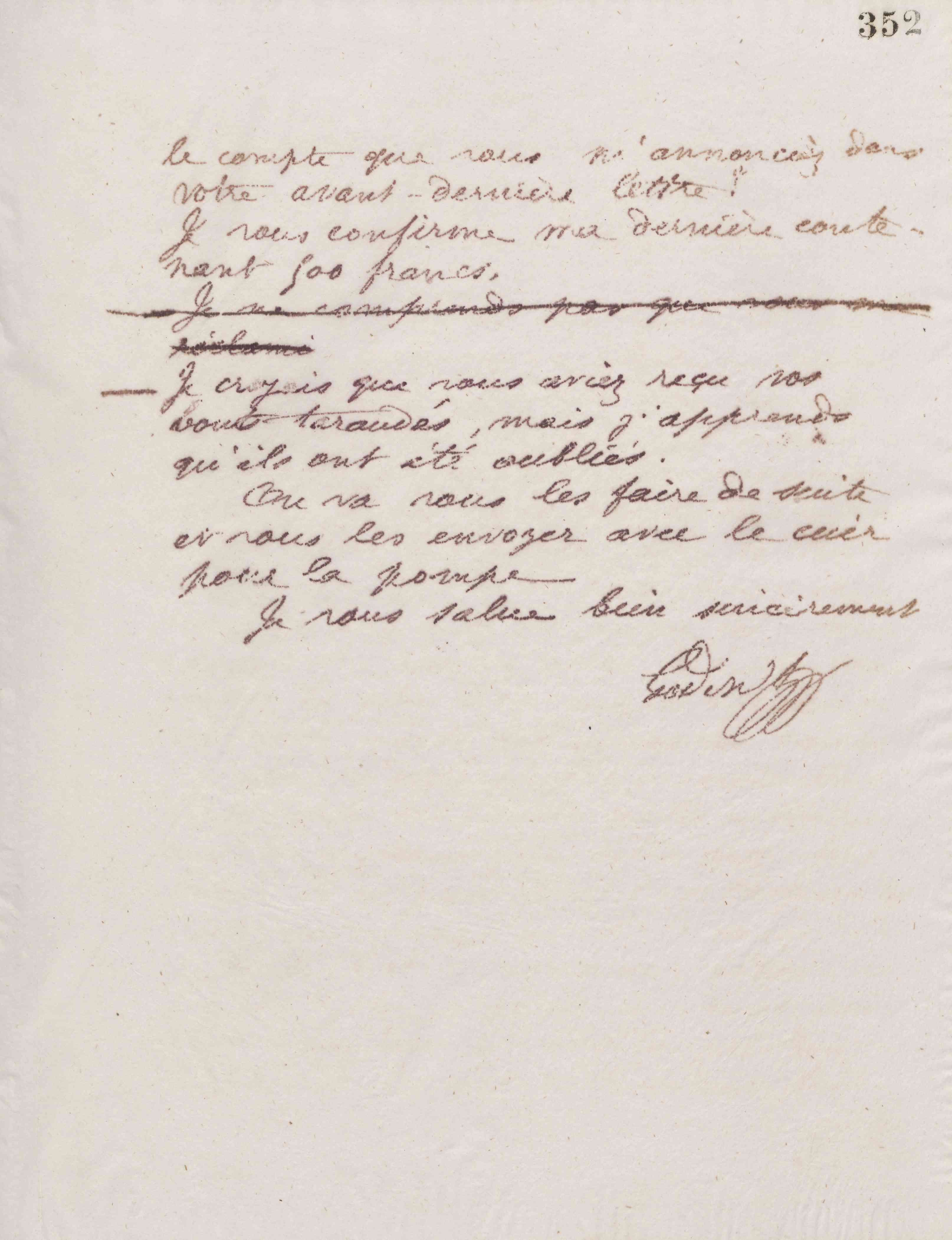 Jean-Baptiste André Godin à monsieur Chamolle, 6 avril 1876 Jean-Baptiste André Godin à monsieur Chamolle, 6 avril 1876