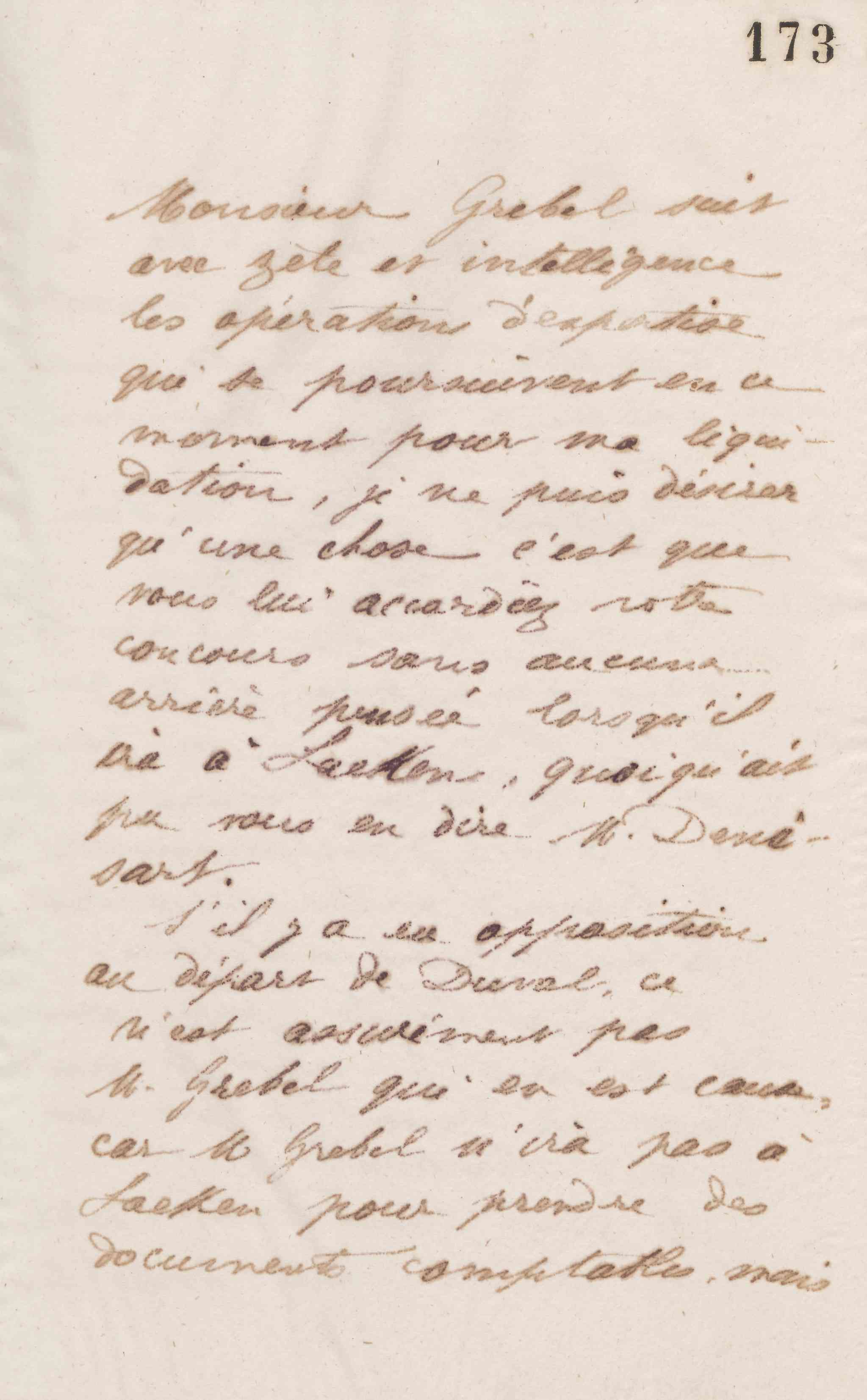 Jean-Baptiste André Godin à Eugène André, 19 mars 1873