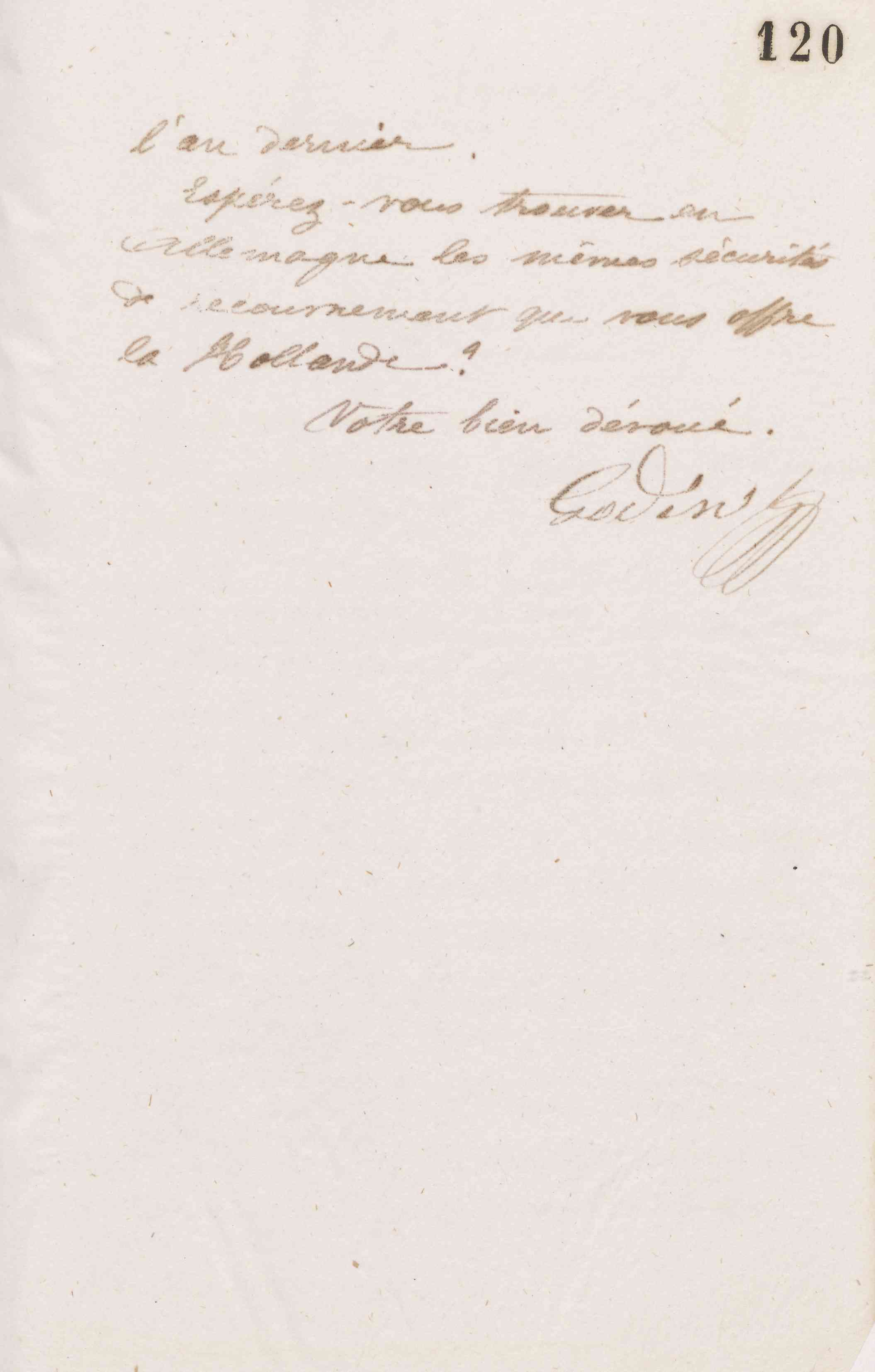 Jean-Baptiste André Godin à Eugène André, 3 décembre 1873