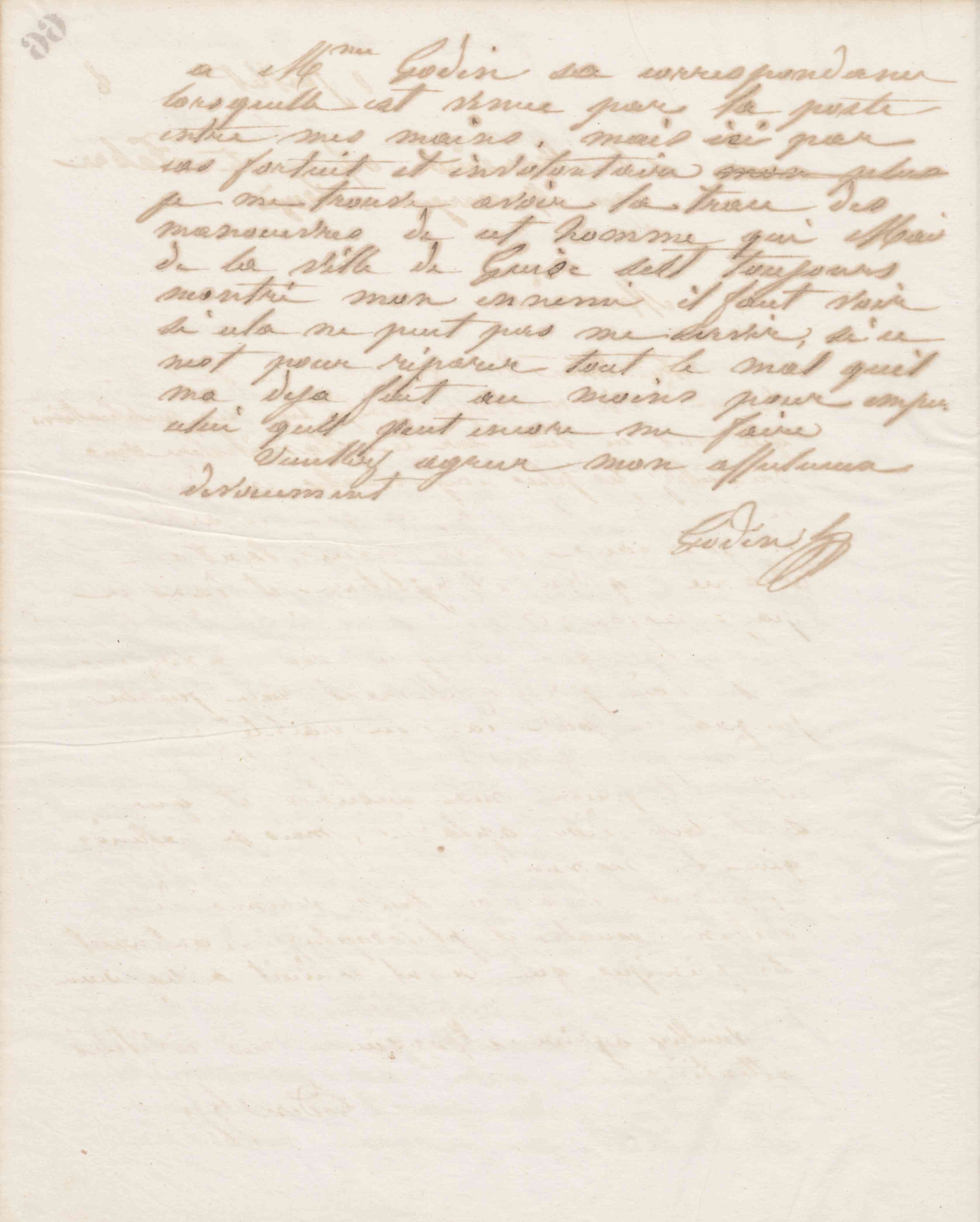 Jean-Baptiste André Godin à Jules Favre, 8 juillet 1868