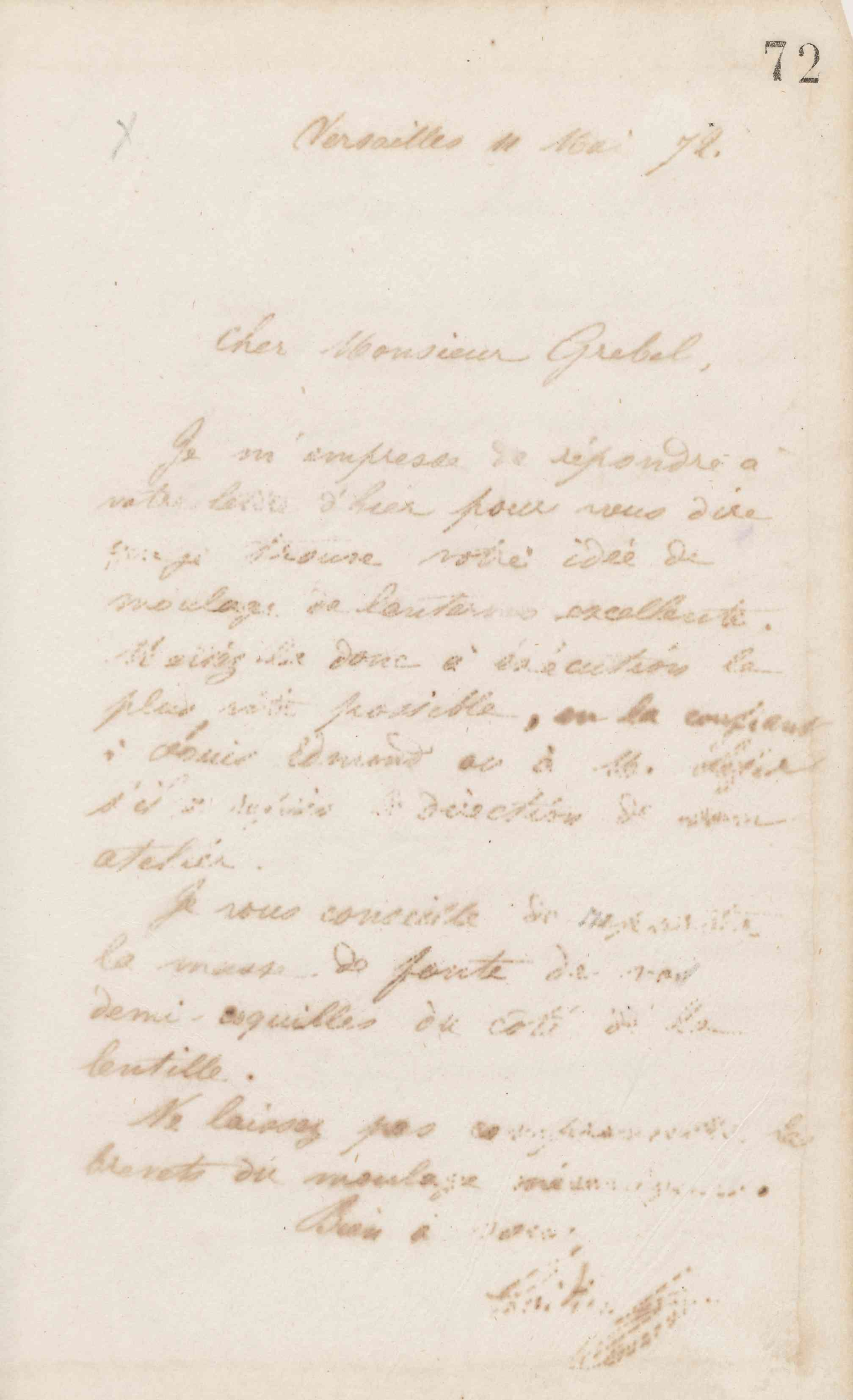 Jean-Baptiste André Godin à Alphonse Grebel, 11 mai 1872