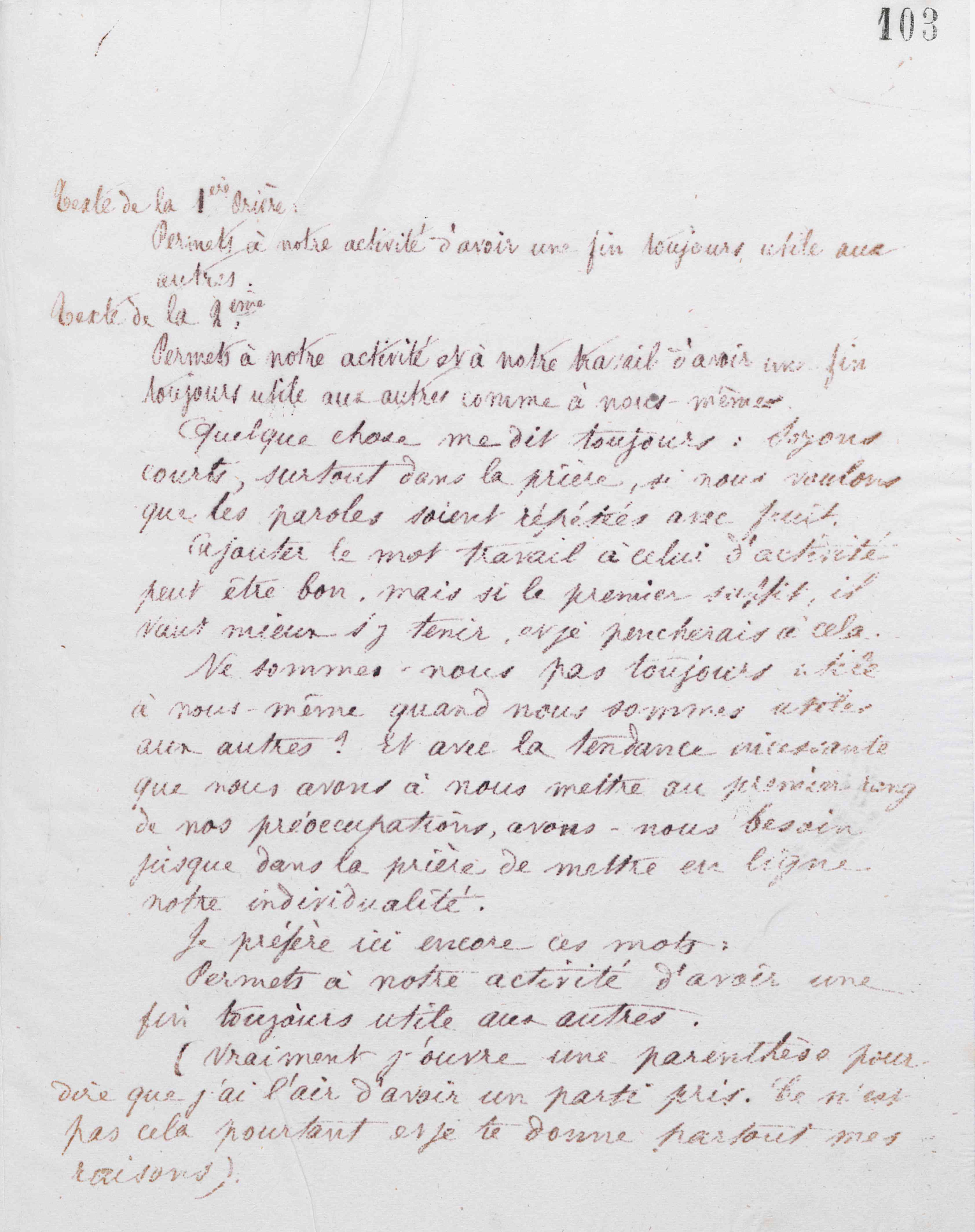 Marie Moret à Jean-Baptiste André Godin, 15 mai 1876