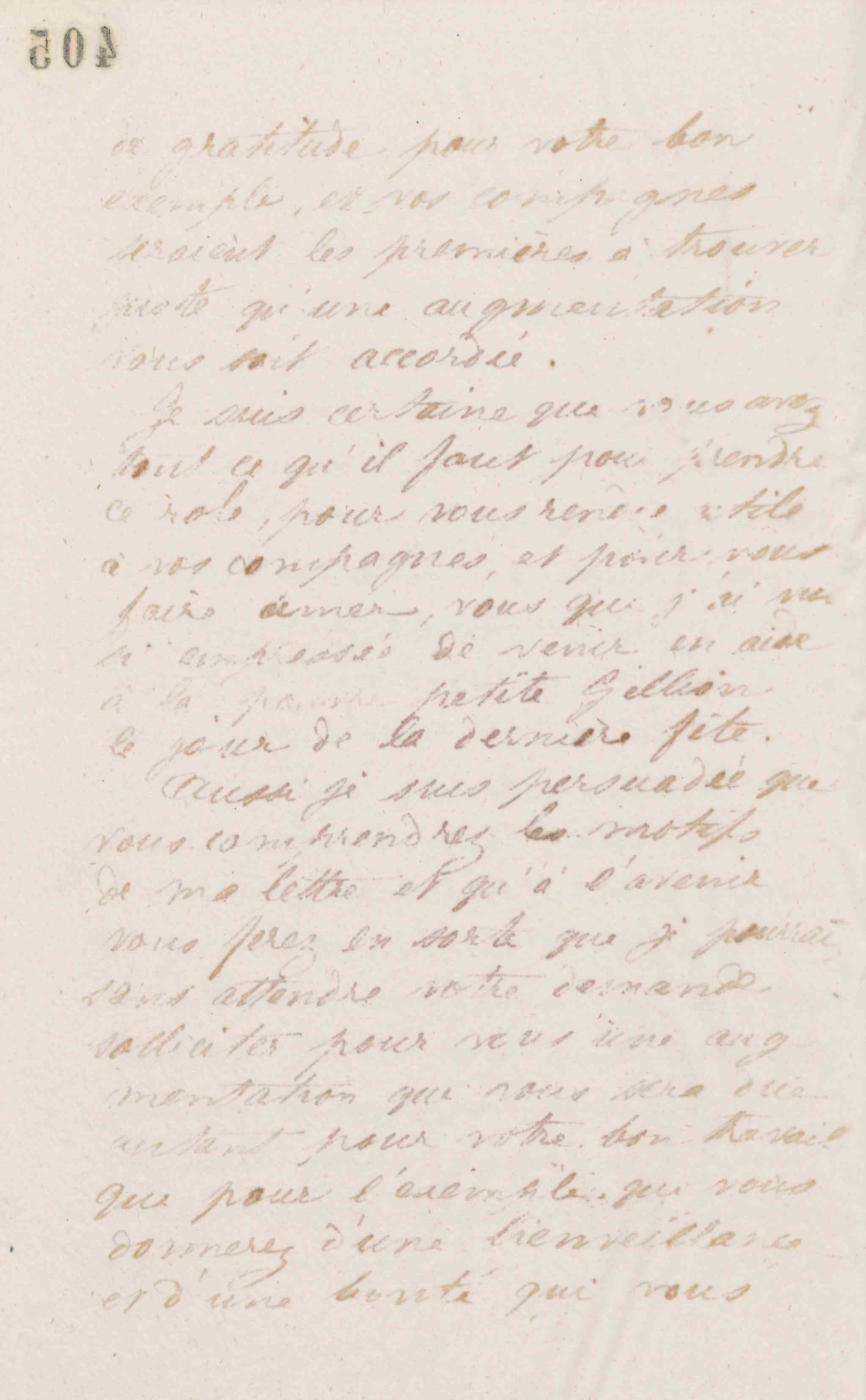 Marie Moret à madame Dirson, 6 juillet 1873