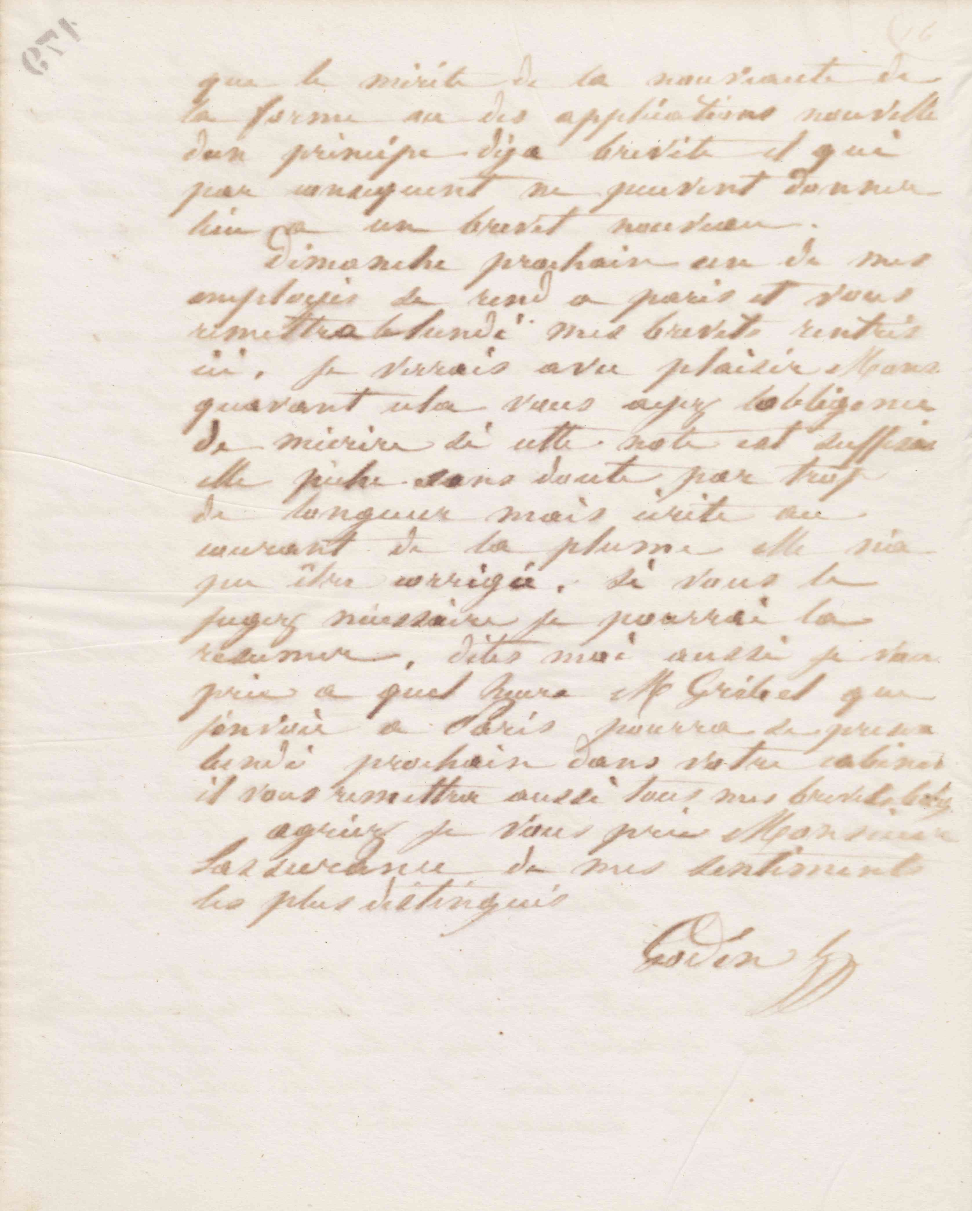 Jean-Baptiste André Godin à Victor François Groualle, 14 novembre 1869