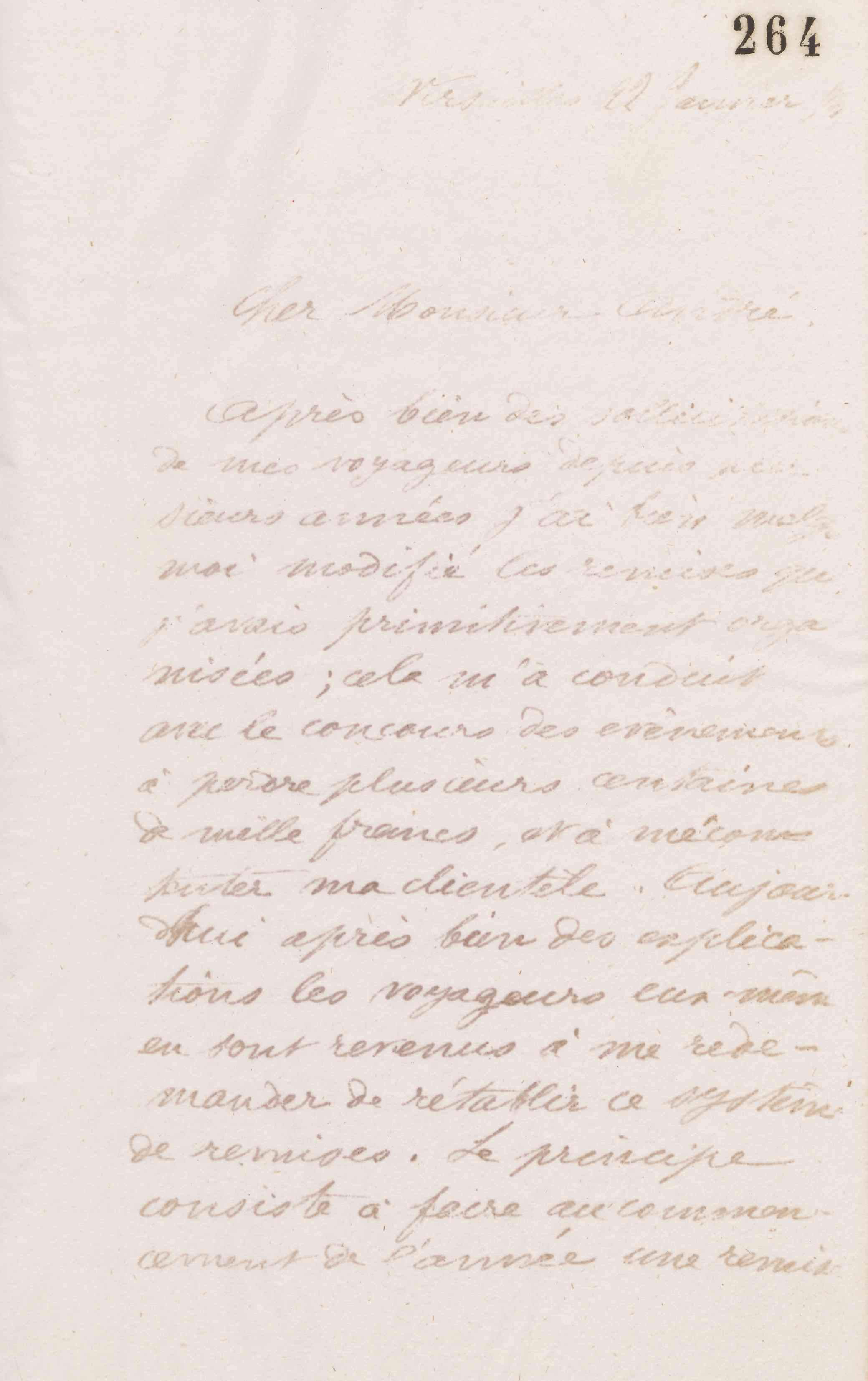 Jean-Baptiste André Godin à Eugène André, 22 janvier 1874
