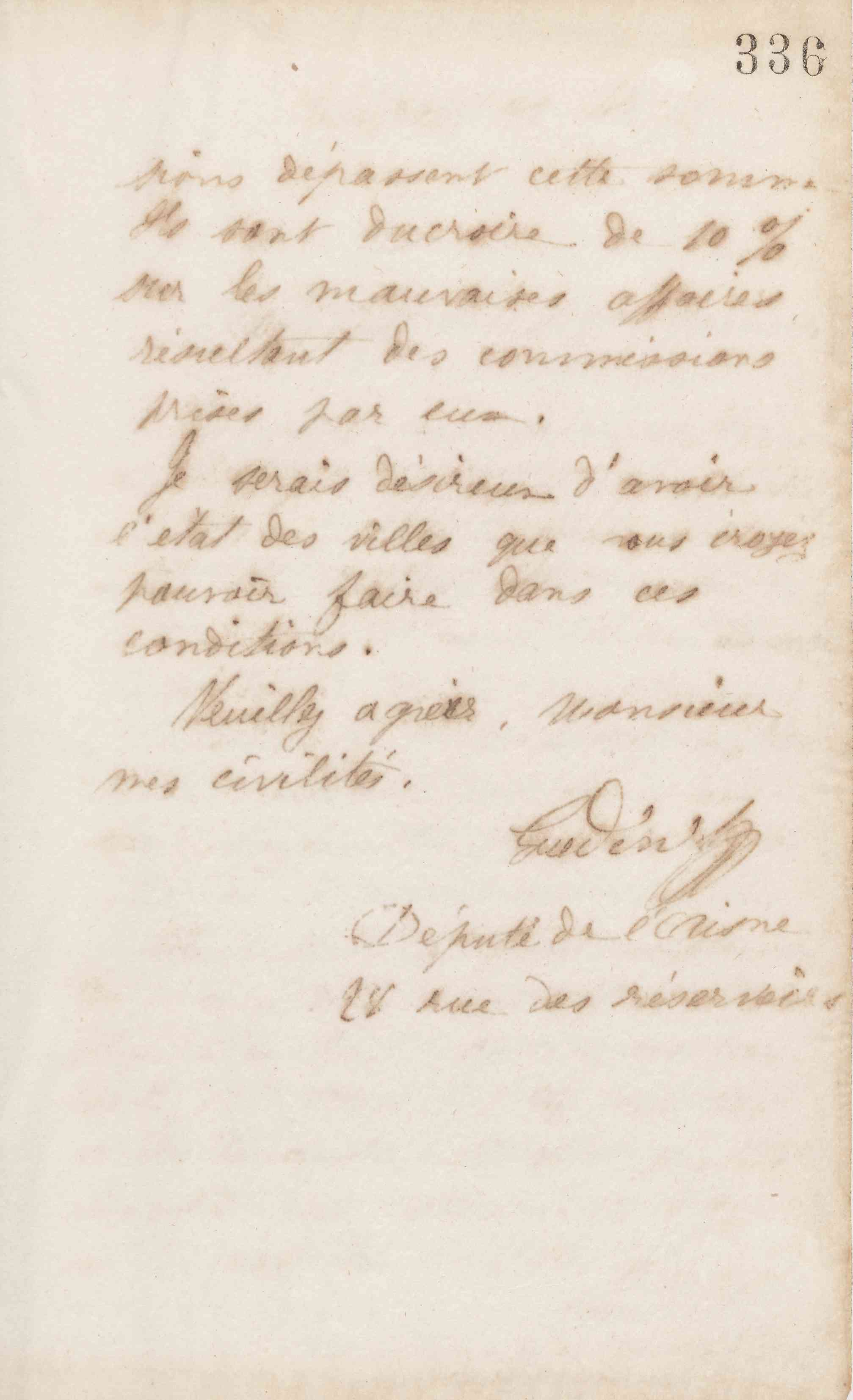 Jean-Baptiste André Godin à monsieur Ed. Carme, 26 novembre 1872