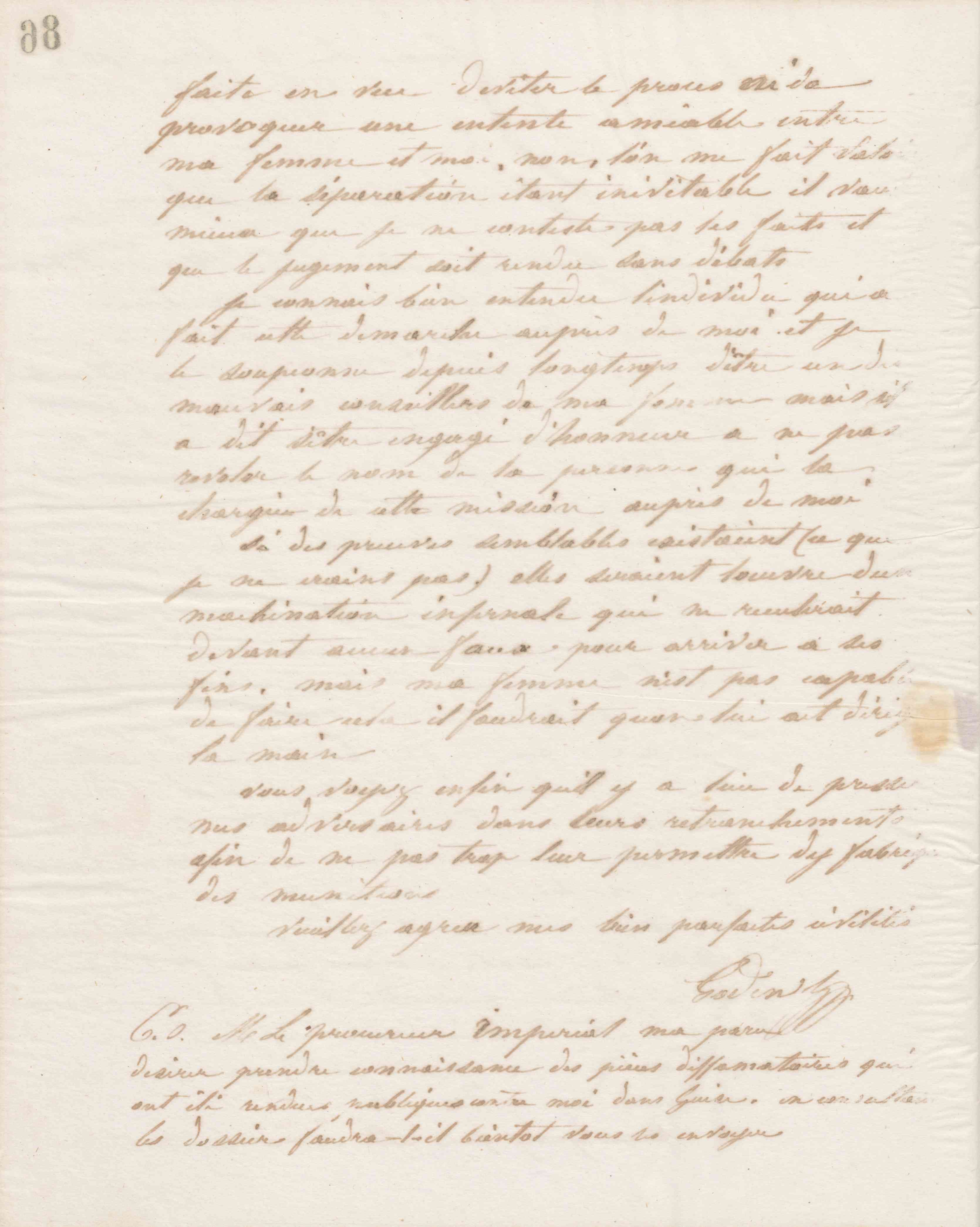 Jean-Baptiste André Godin à Louis Oudin-Leclère, 11 février 1864 Jean-Baptiste André Godin à Louis Oudin-Leclère, 11 février 1864