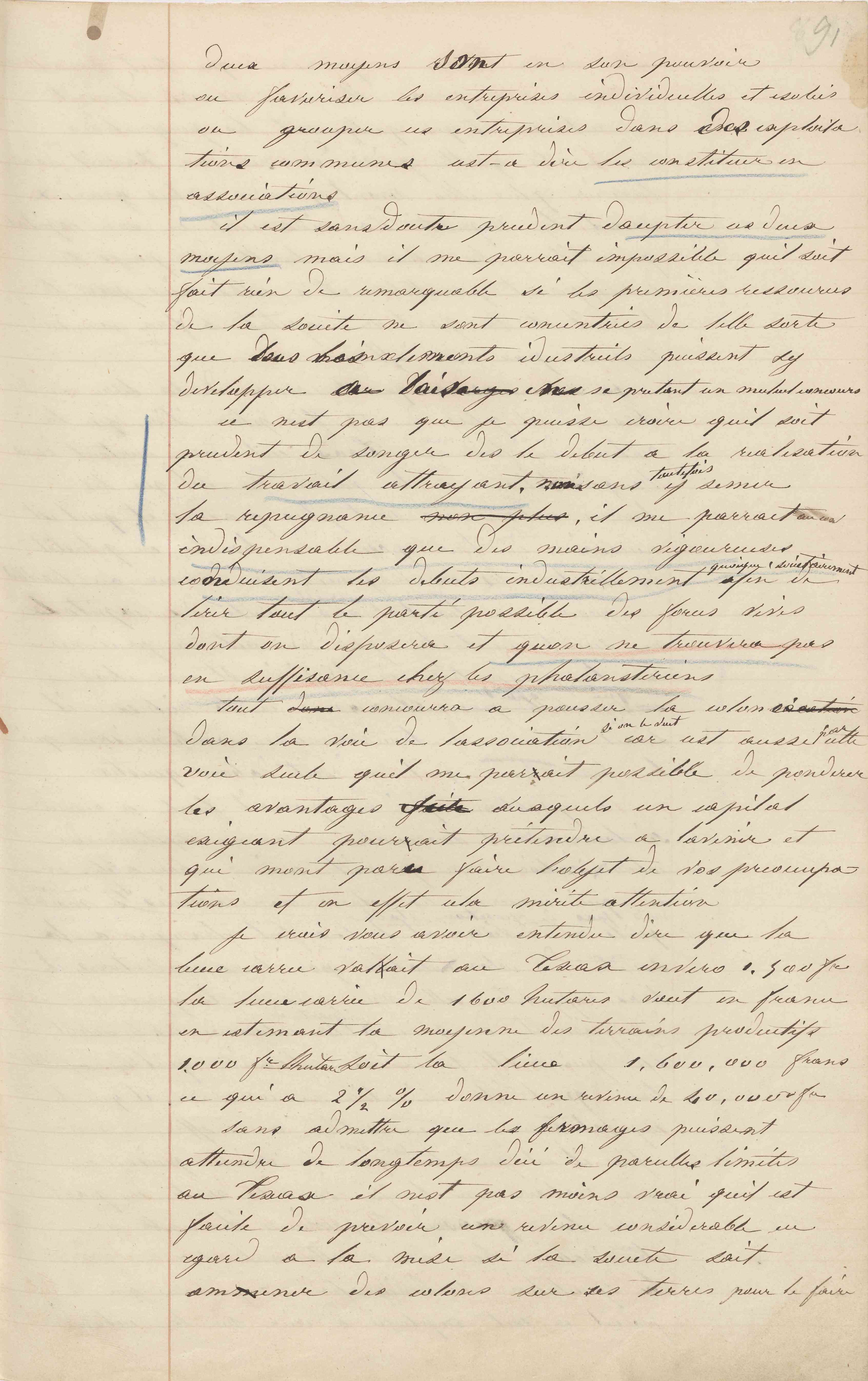 Jean-Baptiste André Godin à Victor Considerant, 4 février 1854 Jean-Baptiste André Godin à Victor Considerant, 4 février 1854