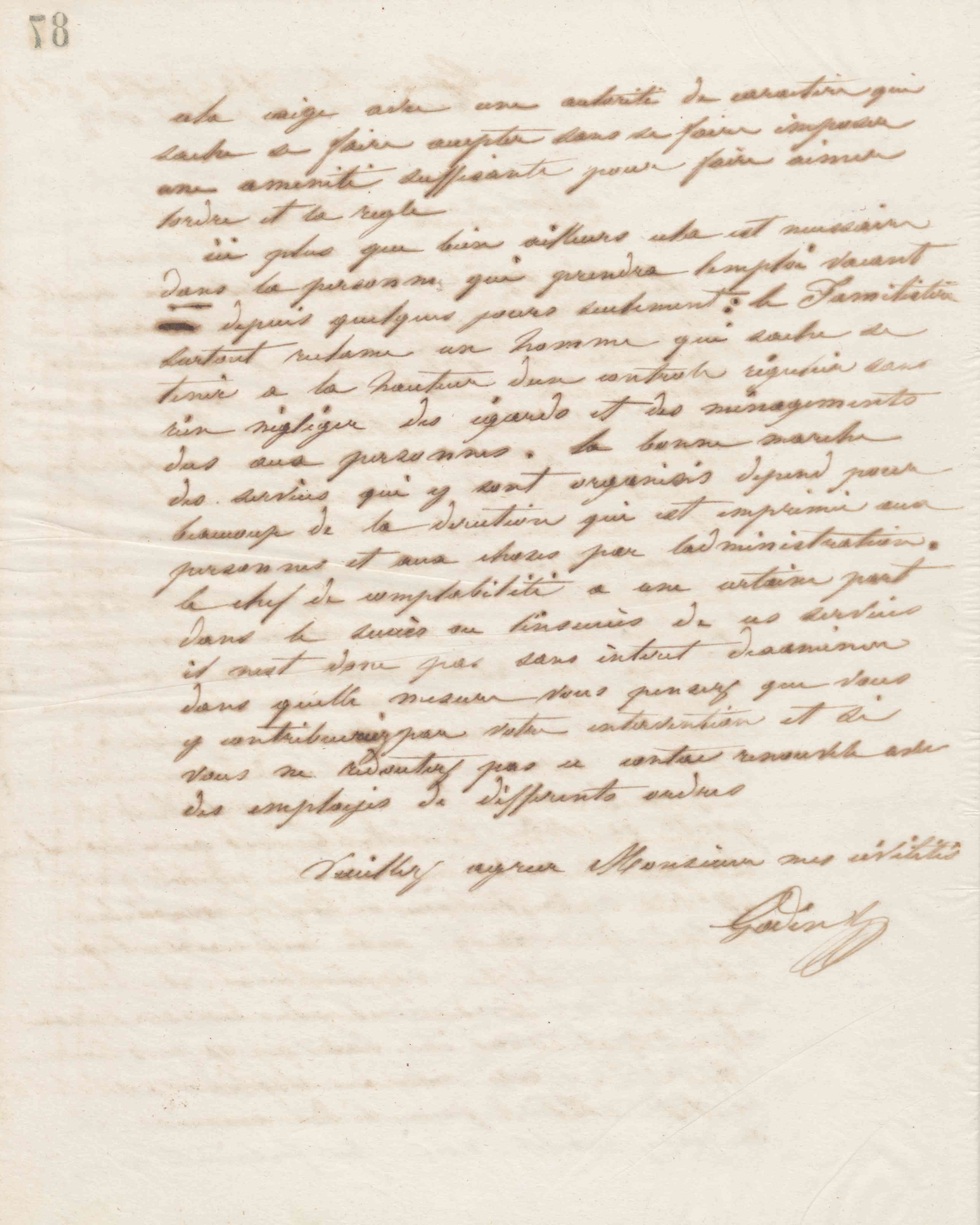 Jean-Baptiste André Godin à Alfred Denisart, 8 juillet 1865 Jean-Baptiste André Godin à Alfred Denisart, 8 juillet 1865