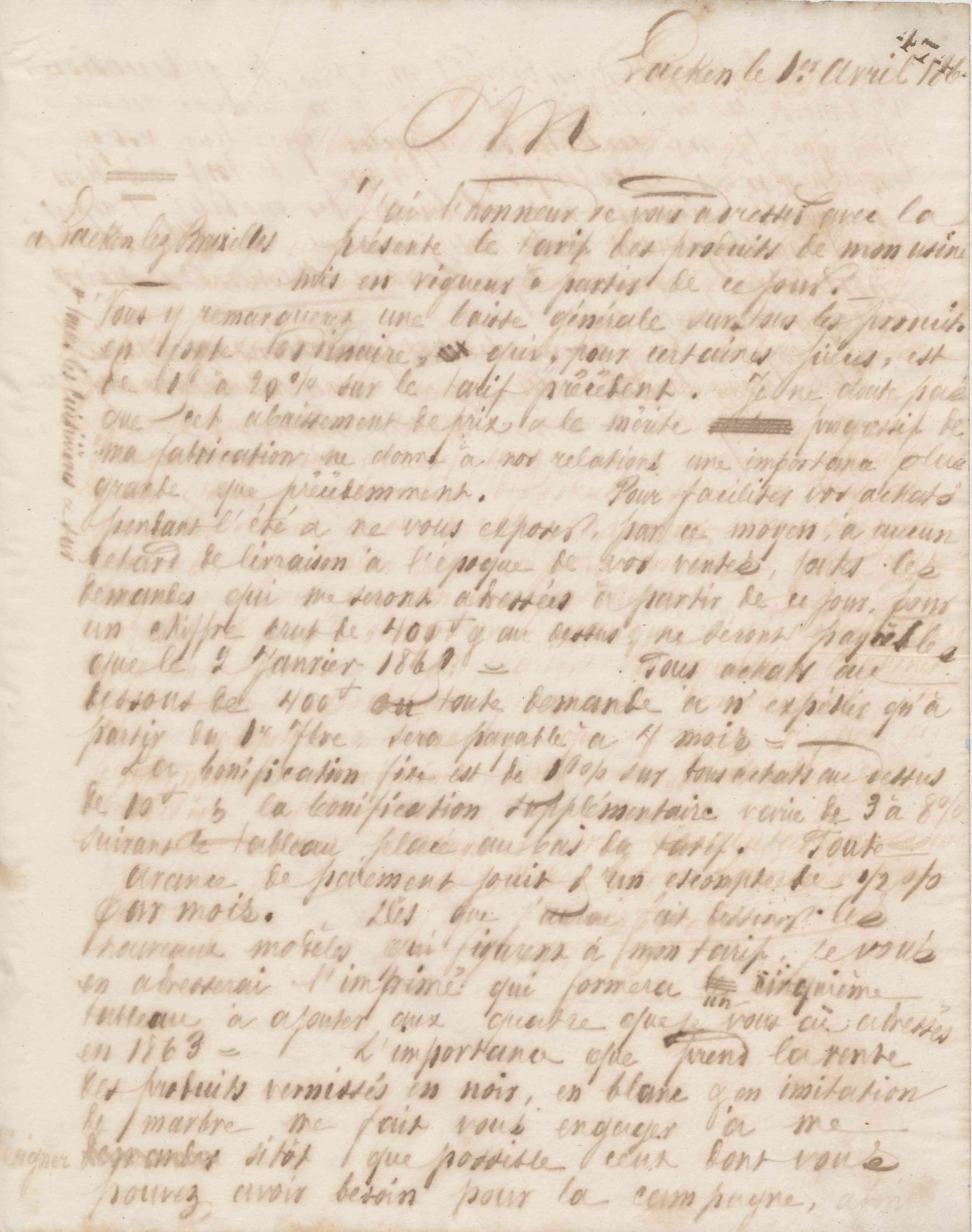 Jean-Baptiste André Godin aux Fonderies et manufactures Godin-Lemaire, 30 mars 1864