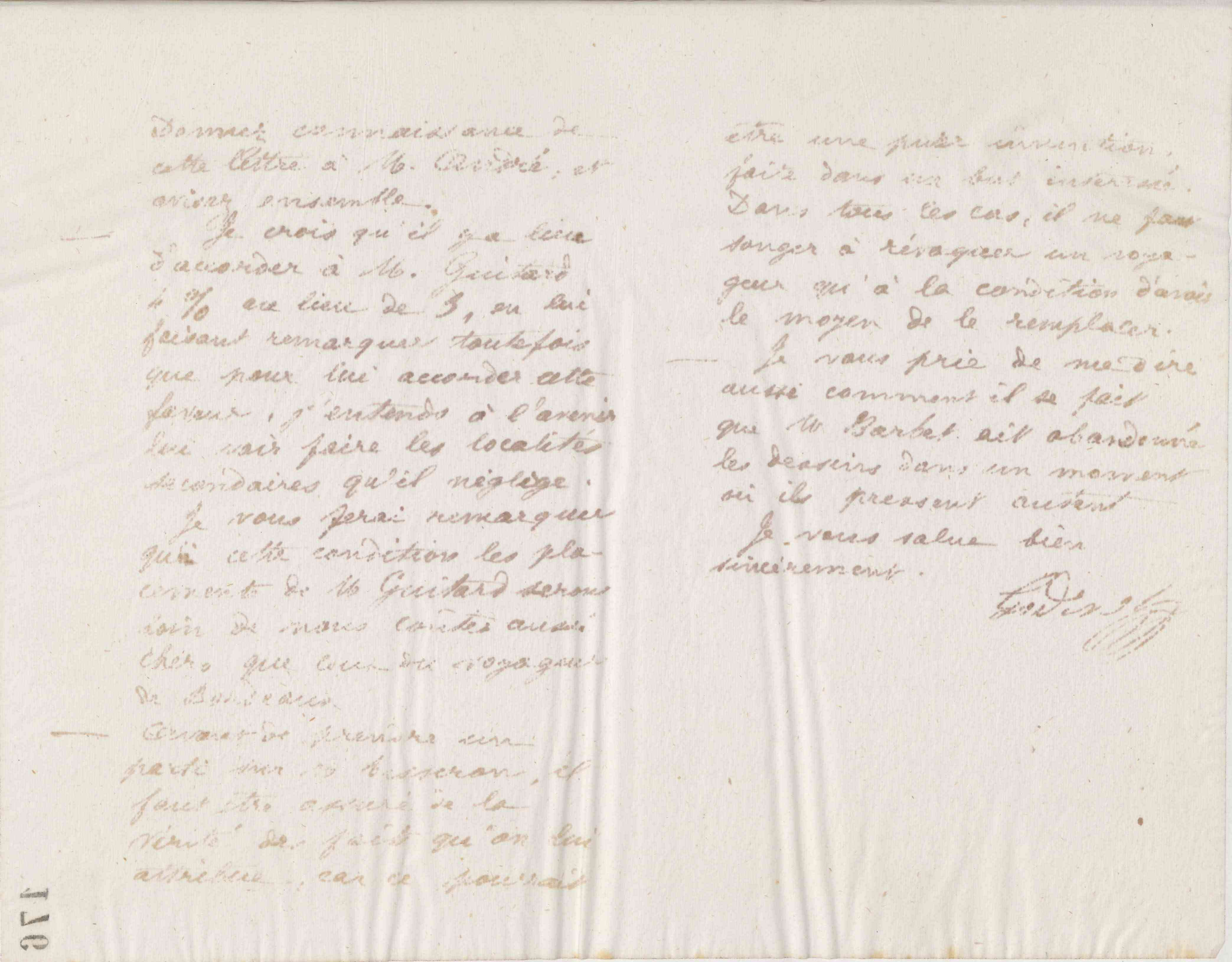 Jean-Baptiste André Godin à monsieur Delaruelle, 20 juin 1874