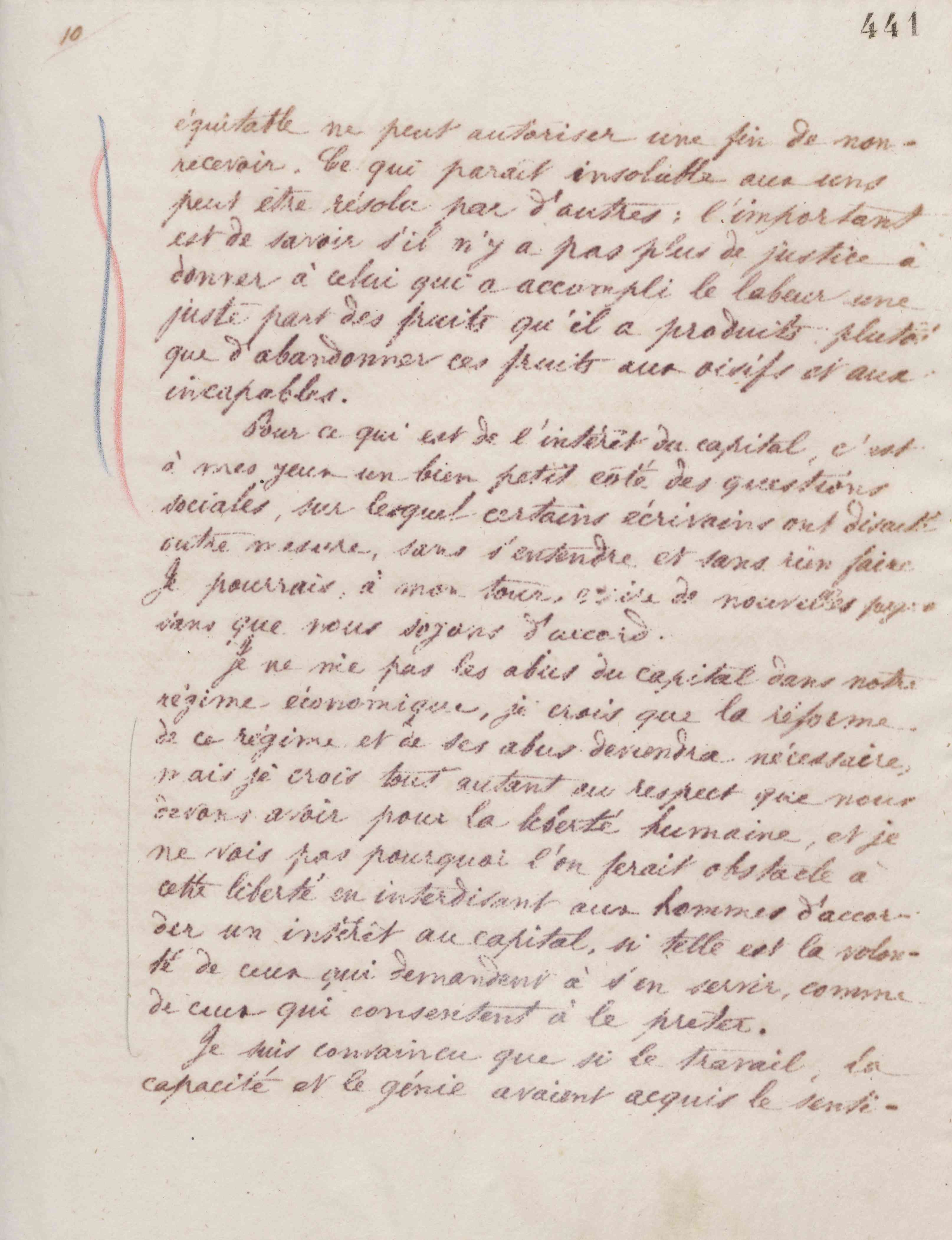 Jean-Baptiste André Godin à Antoine Massoulard, 10 juin 1876 Jean-Baptiste André Godin à Antoine Massoulard, 10 juin 1876