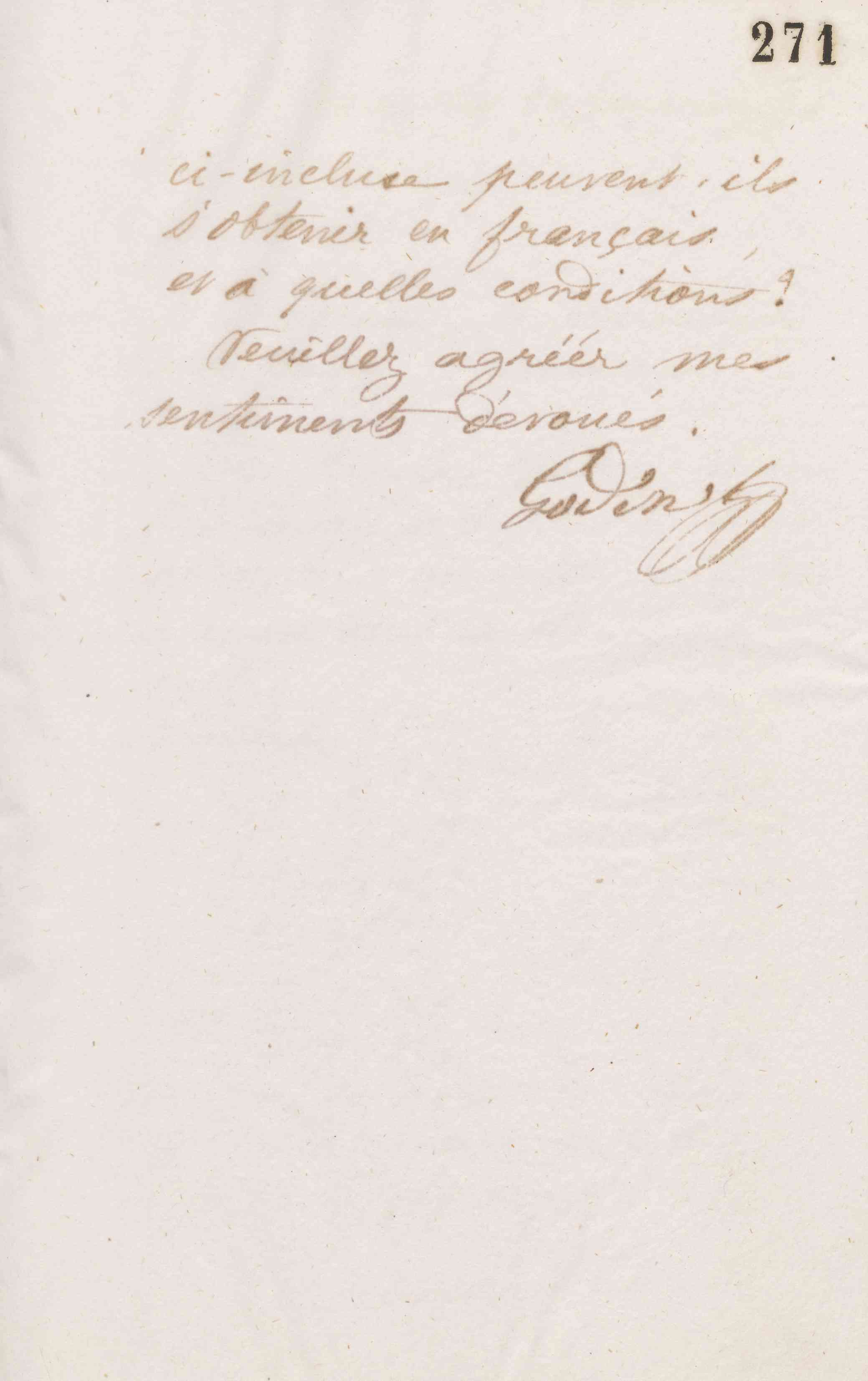 Jean-Baptiste André Godin à Ernest Leroux, 23 janvier 1874