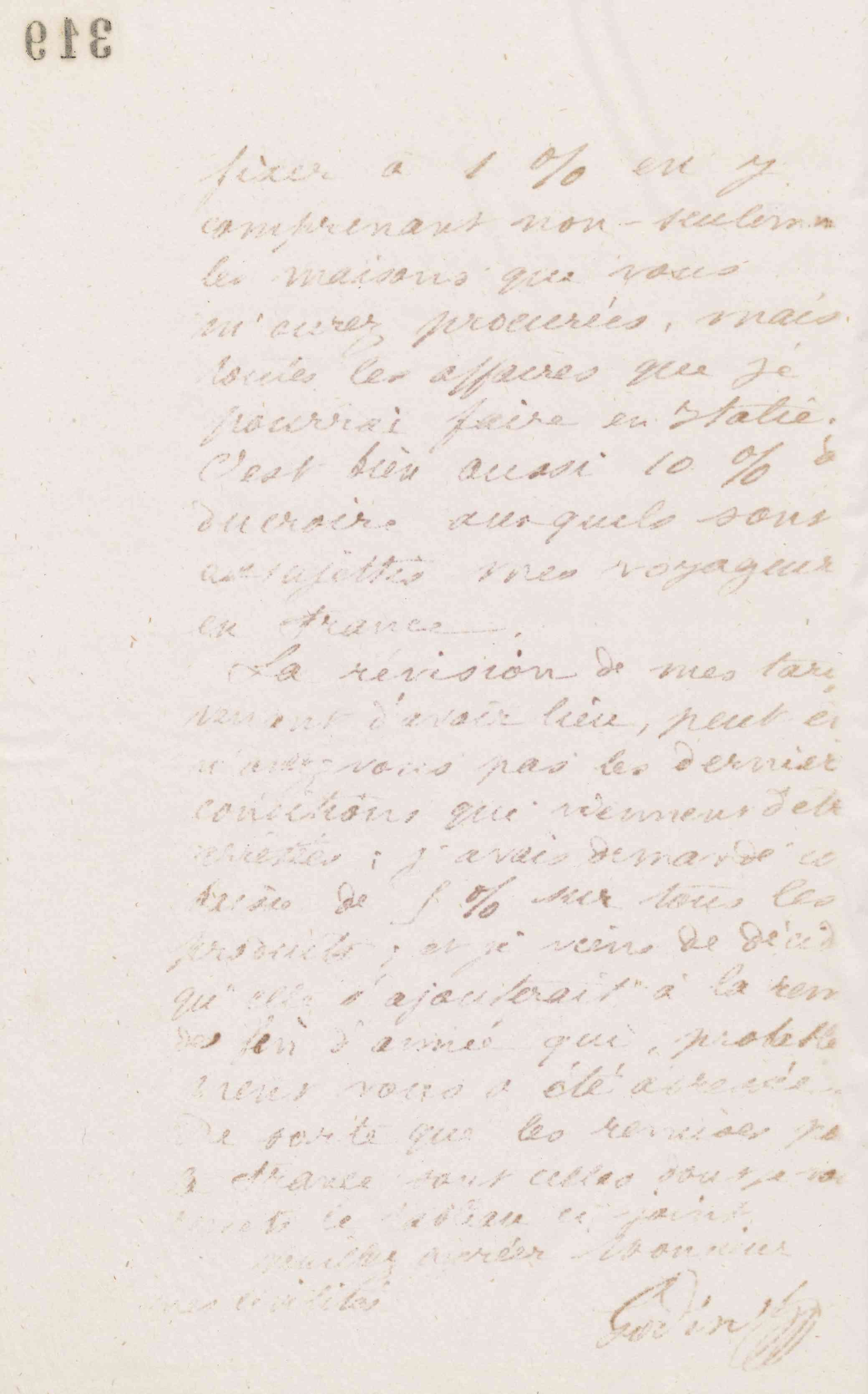 Jean-Baptiste André Godin à monsieur Horst, 6 février 1874