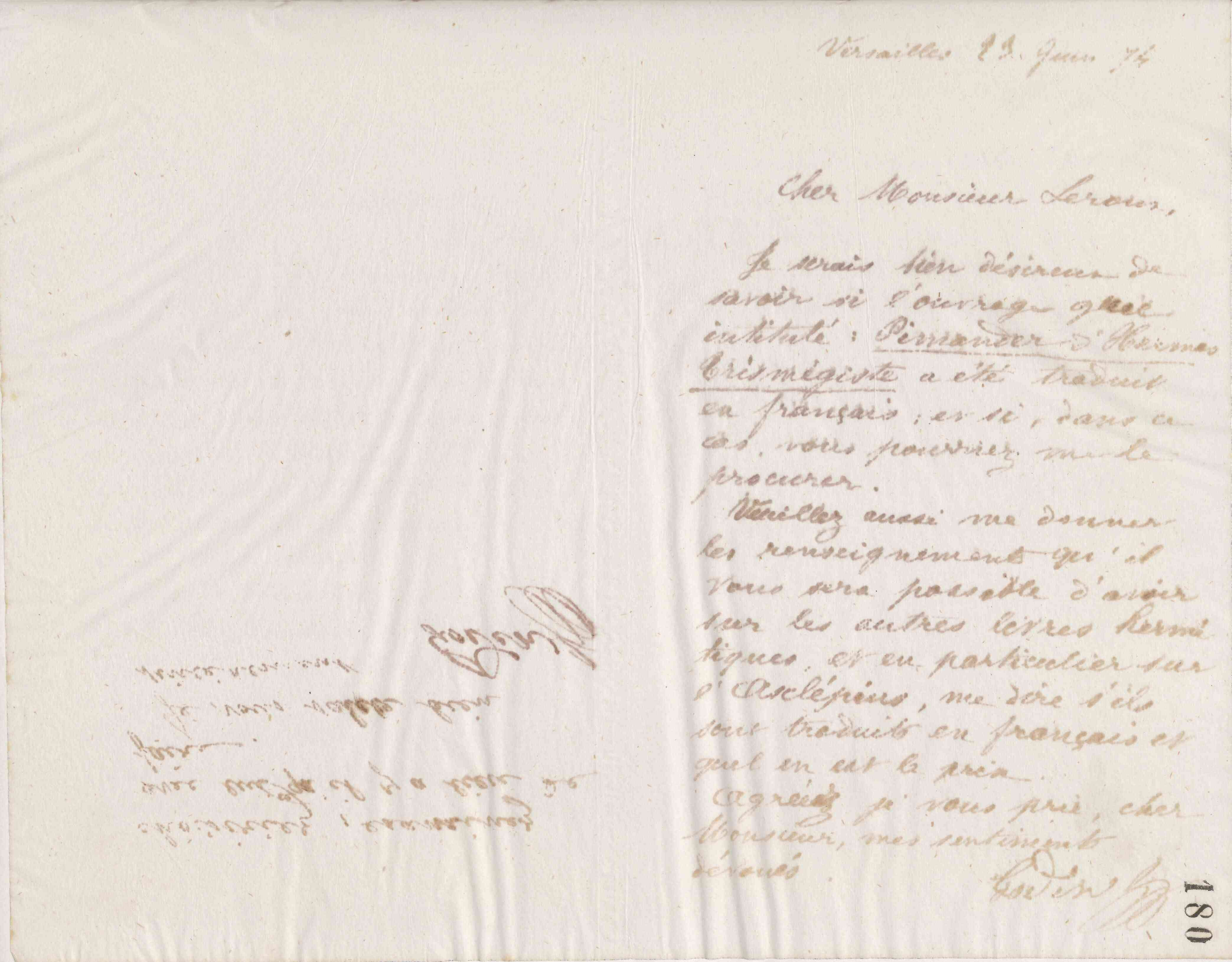 Jean-Baptiste André Godin à Ernest Leroux, 23 juin 1874