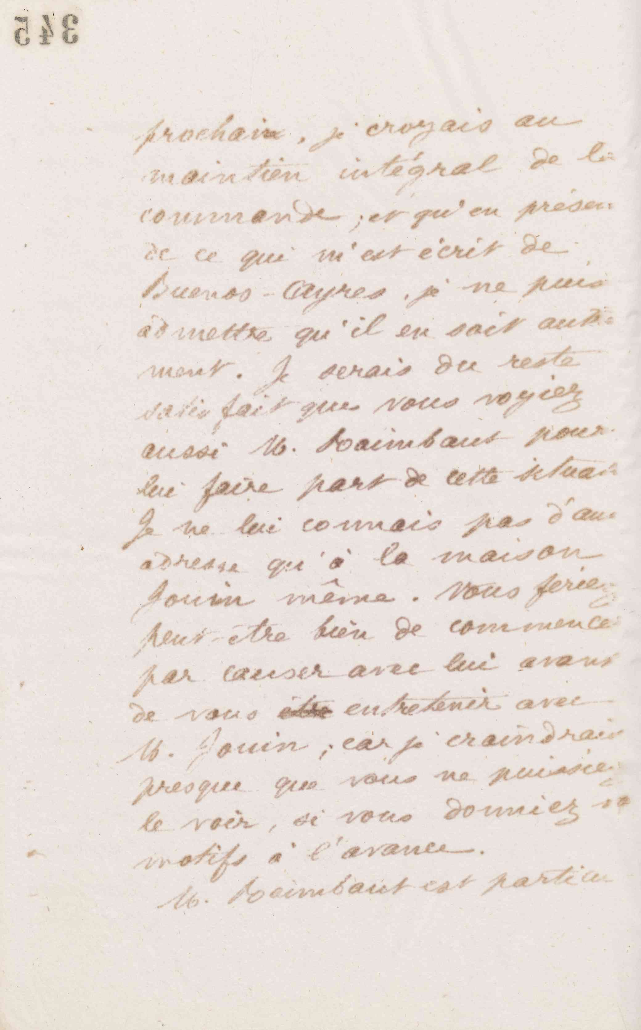 Jean-Baptiste André Godin à Amédée Moret, 12 février 1874