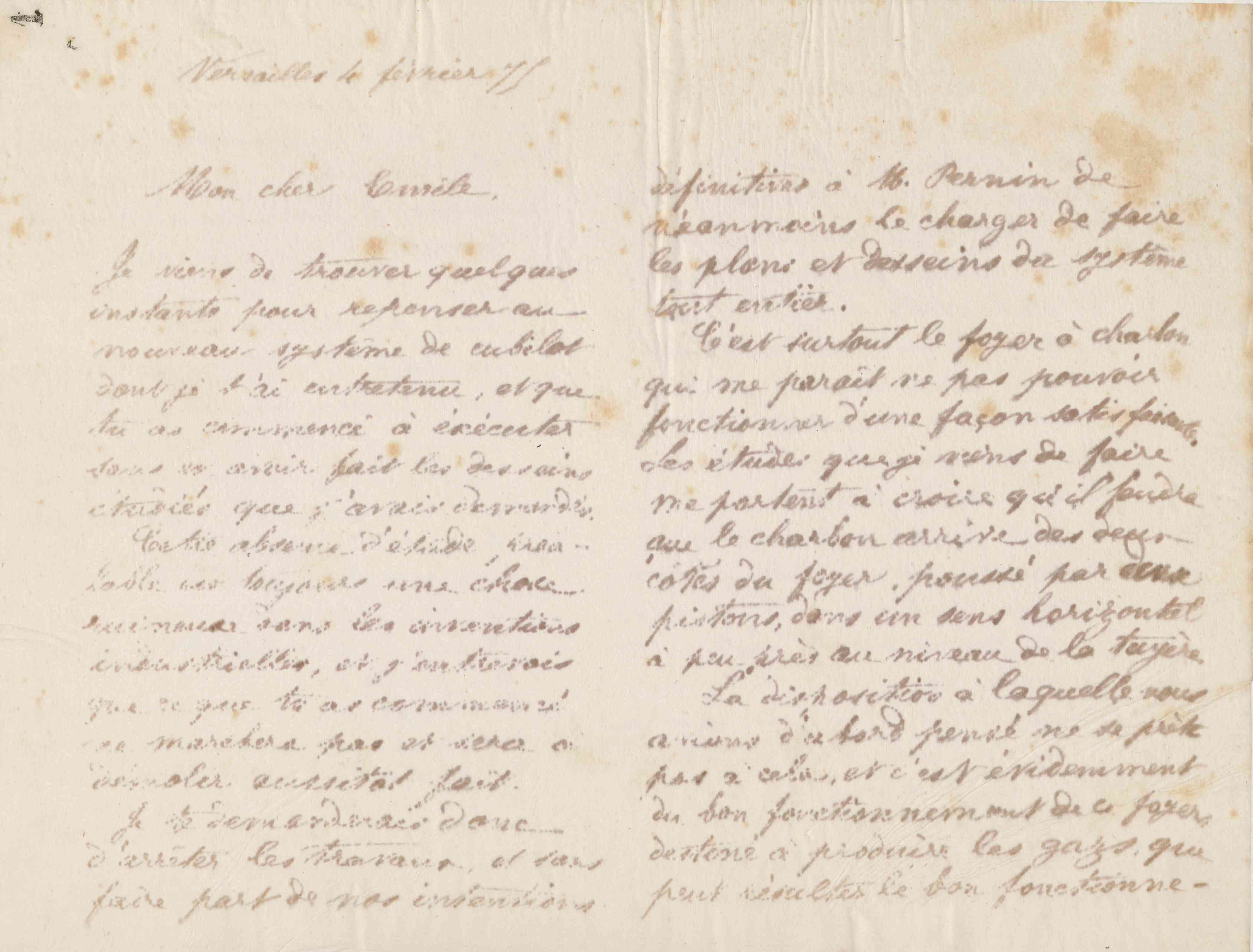 Jean-Baptiste André Godin à Émile Godin, 4 février 1875