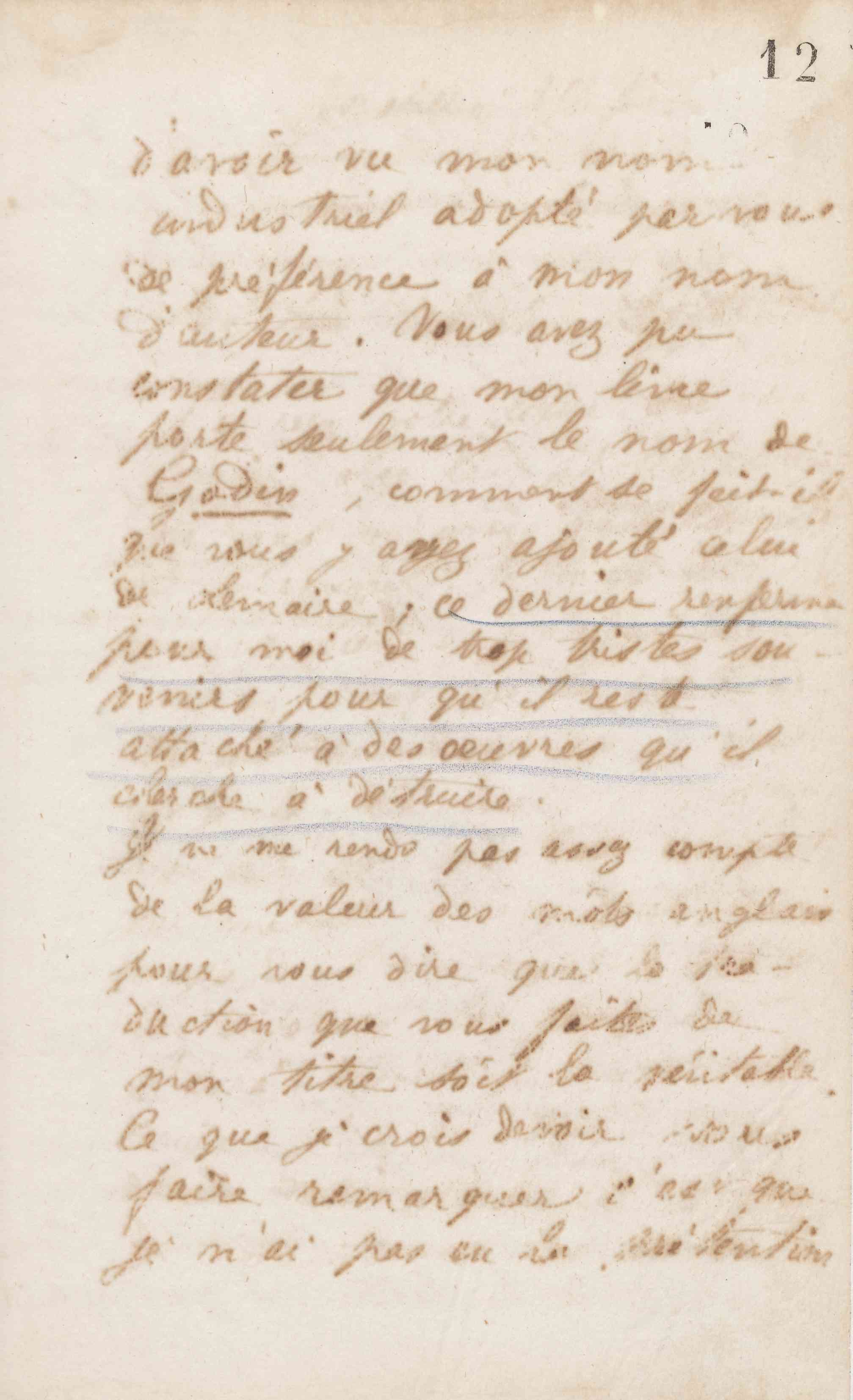 Jean-Baptiste André Godin à Marie Howland, 25 février 1872