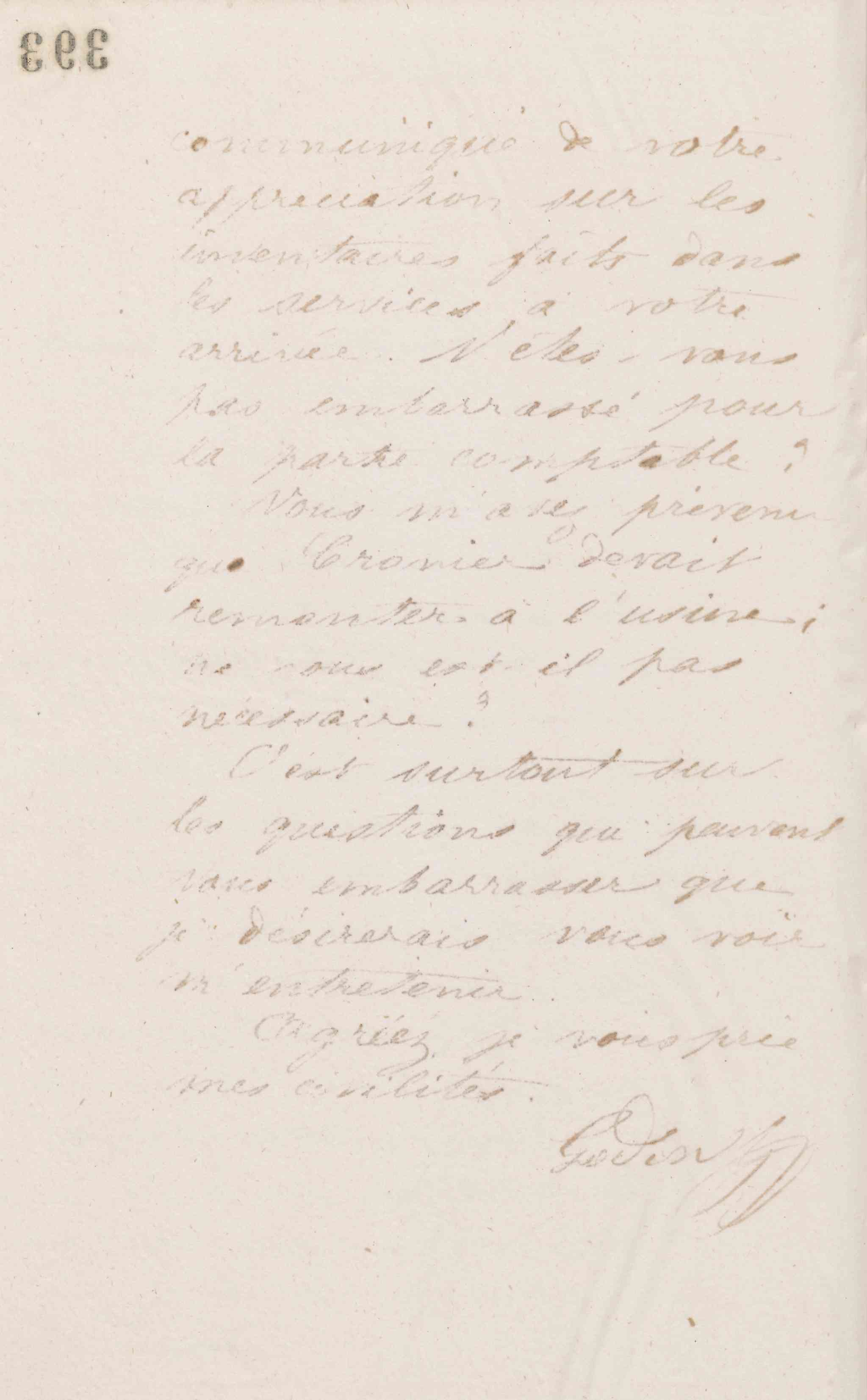 Jean-Baptiste André Godin à Théodore Tressens, 5 juillet 1873