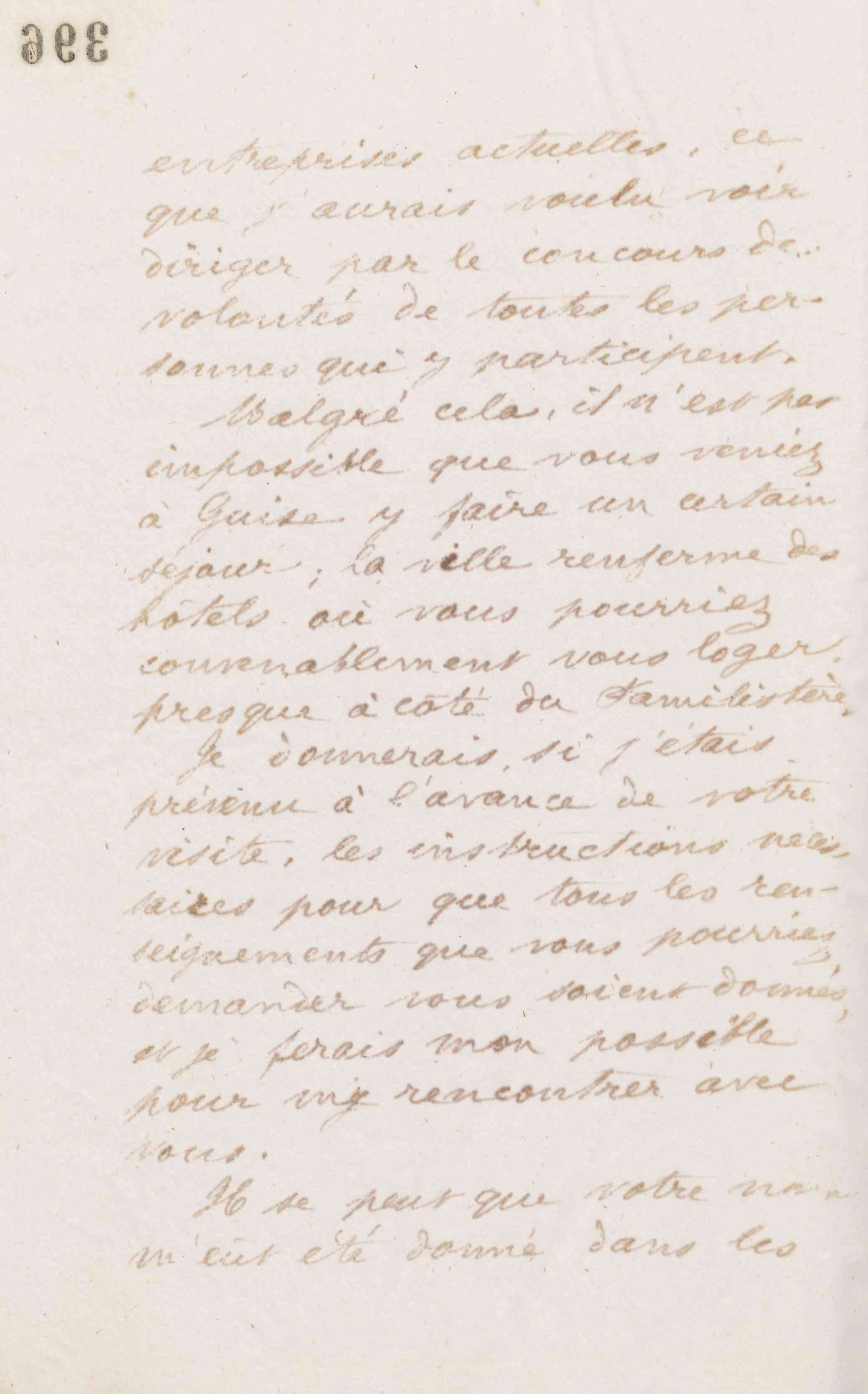 Jean-Baptiste André Godin à Kate Stanton, 9 mars 1874