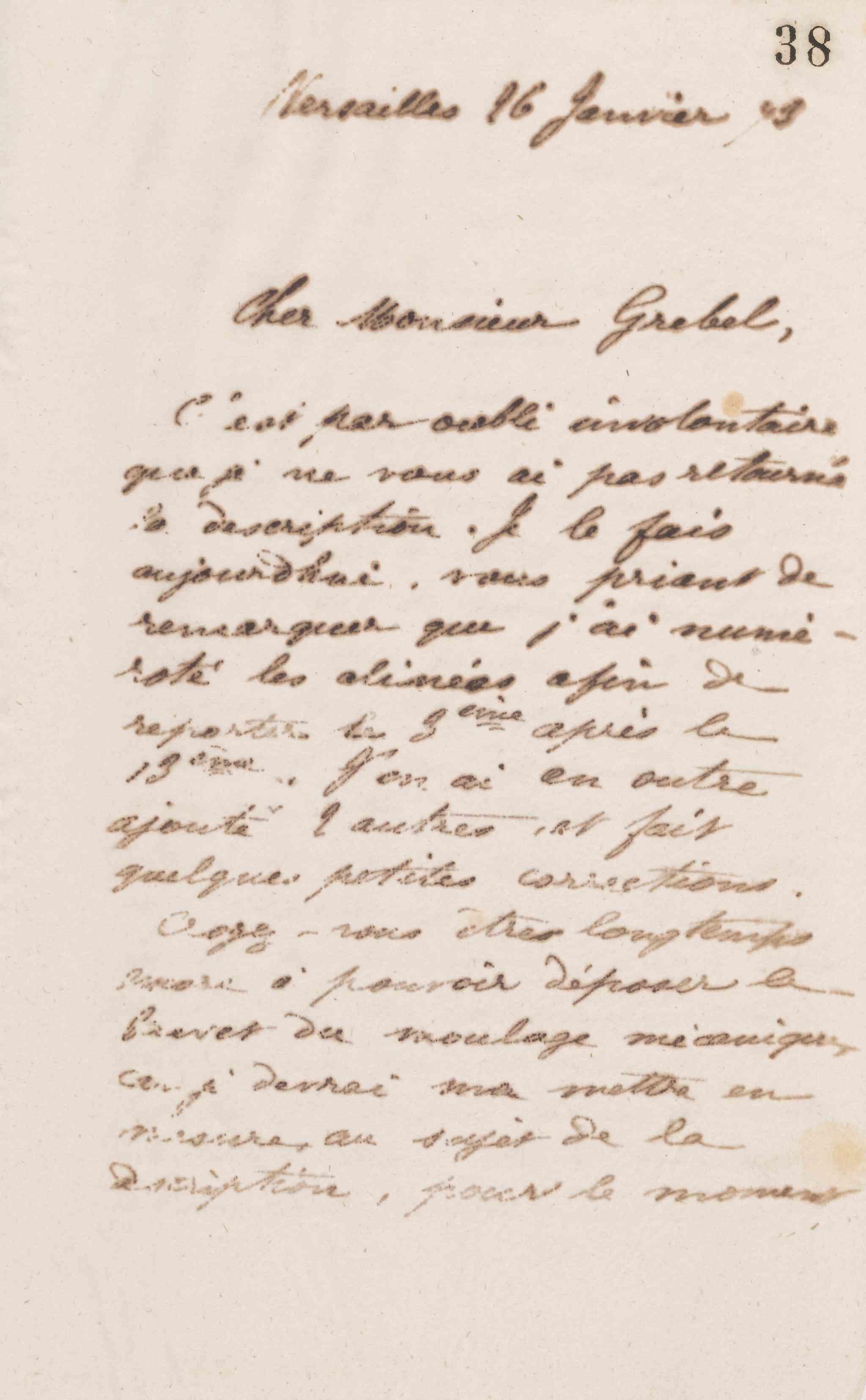 Jean-Baptiste André Godin à Alphonse Grebel, 26 janvier 1873