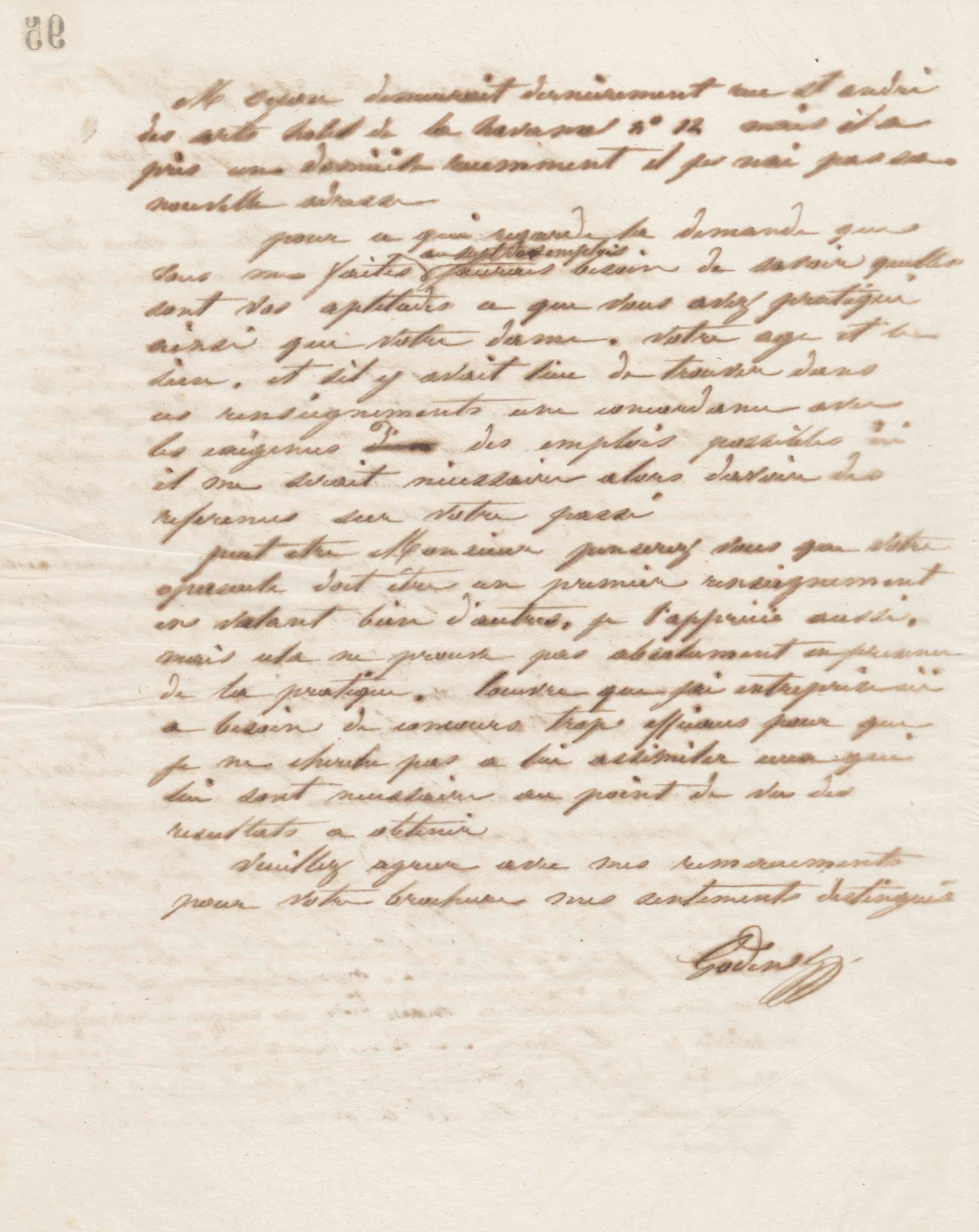Jean-Baptiste André Godin à Charles Alfred d'Inville, vers le 15 juillet 1865