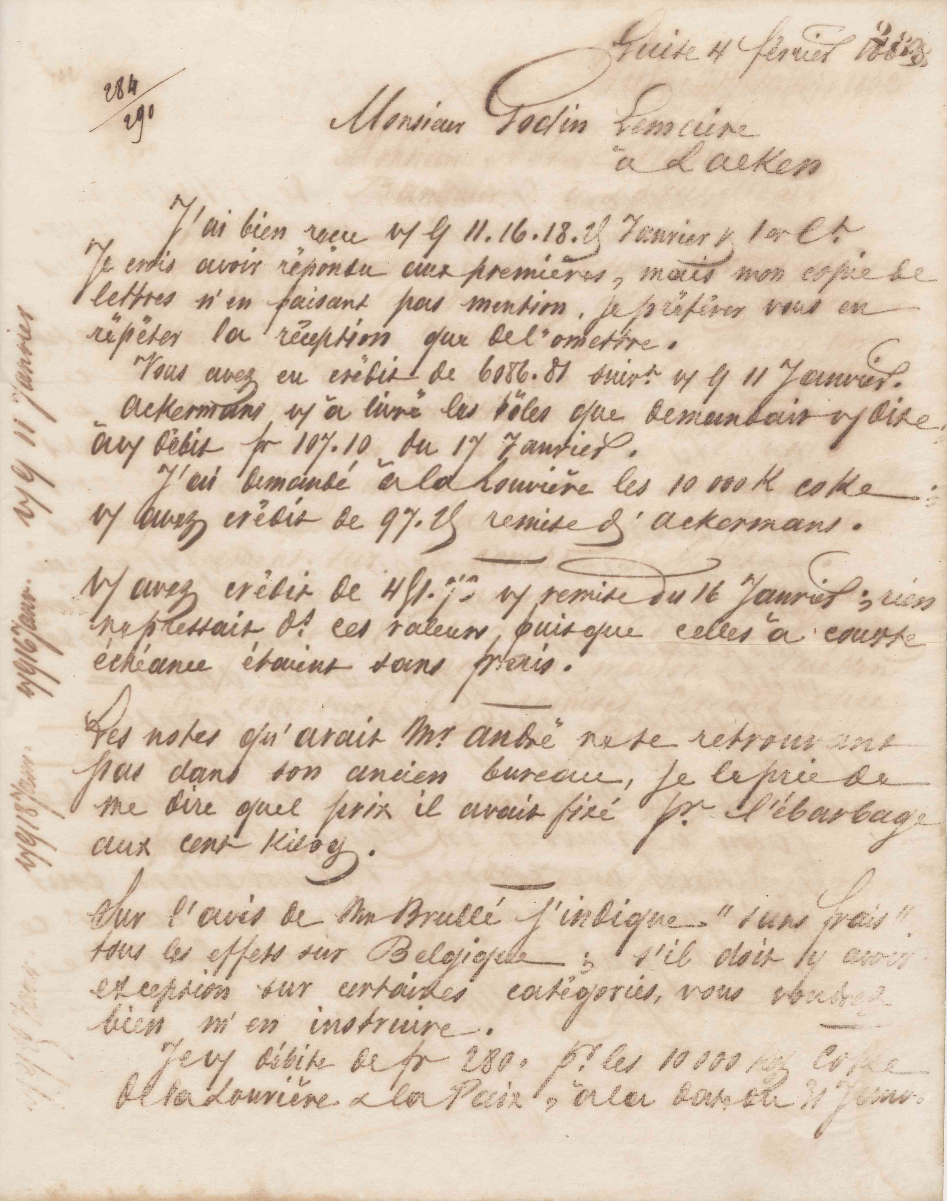 Jean-Baptiste André Godin aux Fonderies et manufactures Godin-Lemaire, 4 février 1863